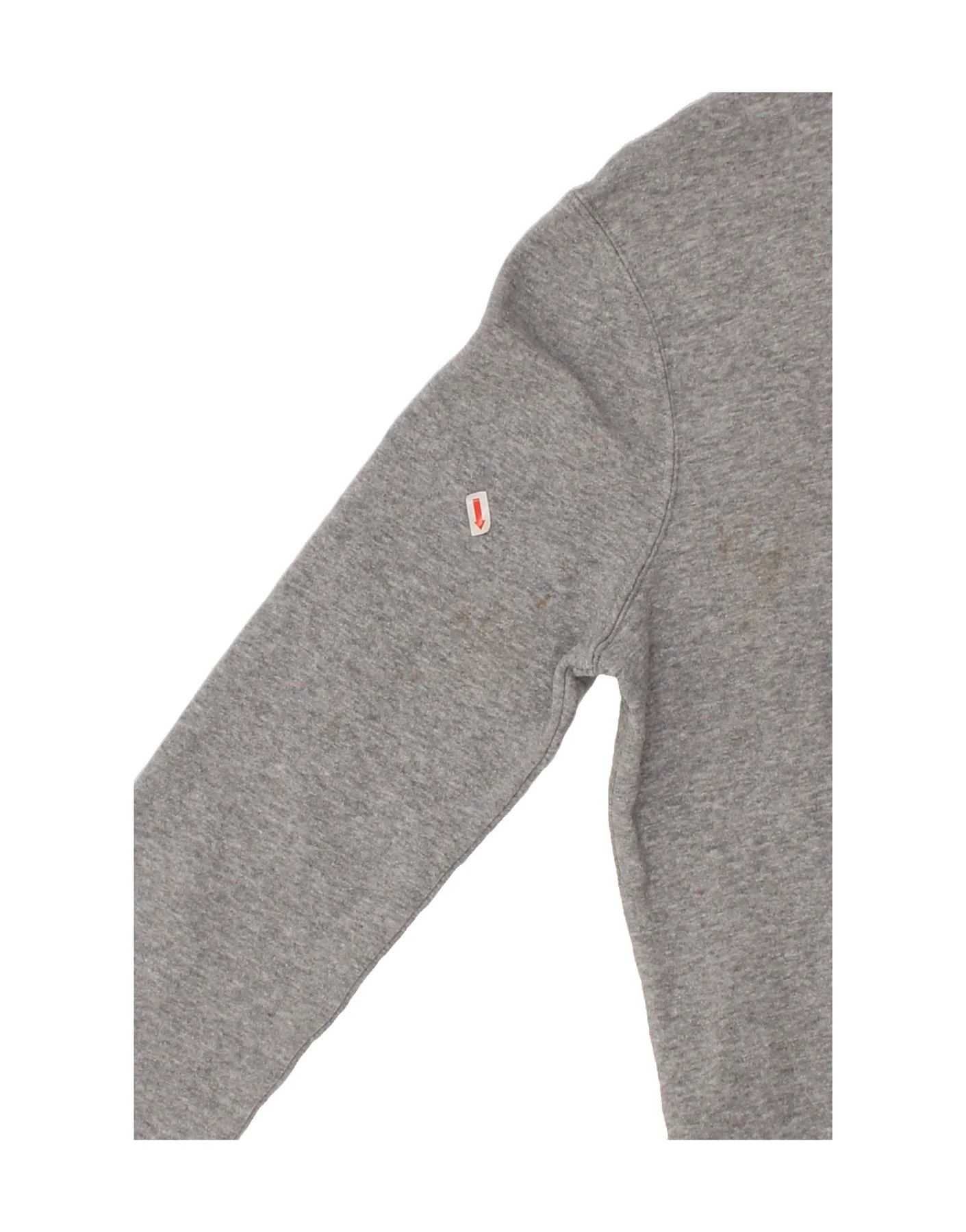 NIKE Boys Graphic Sweatshirt Jumper 13-14 Years XL Grey Cotton - Image 4