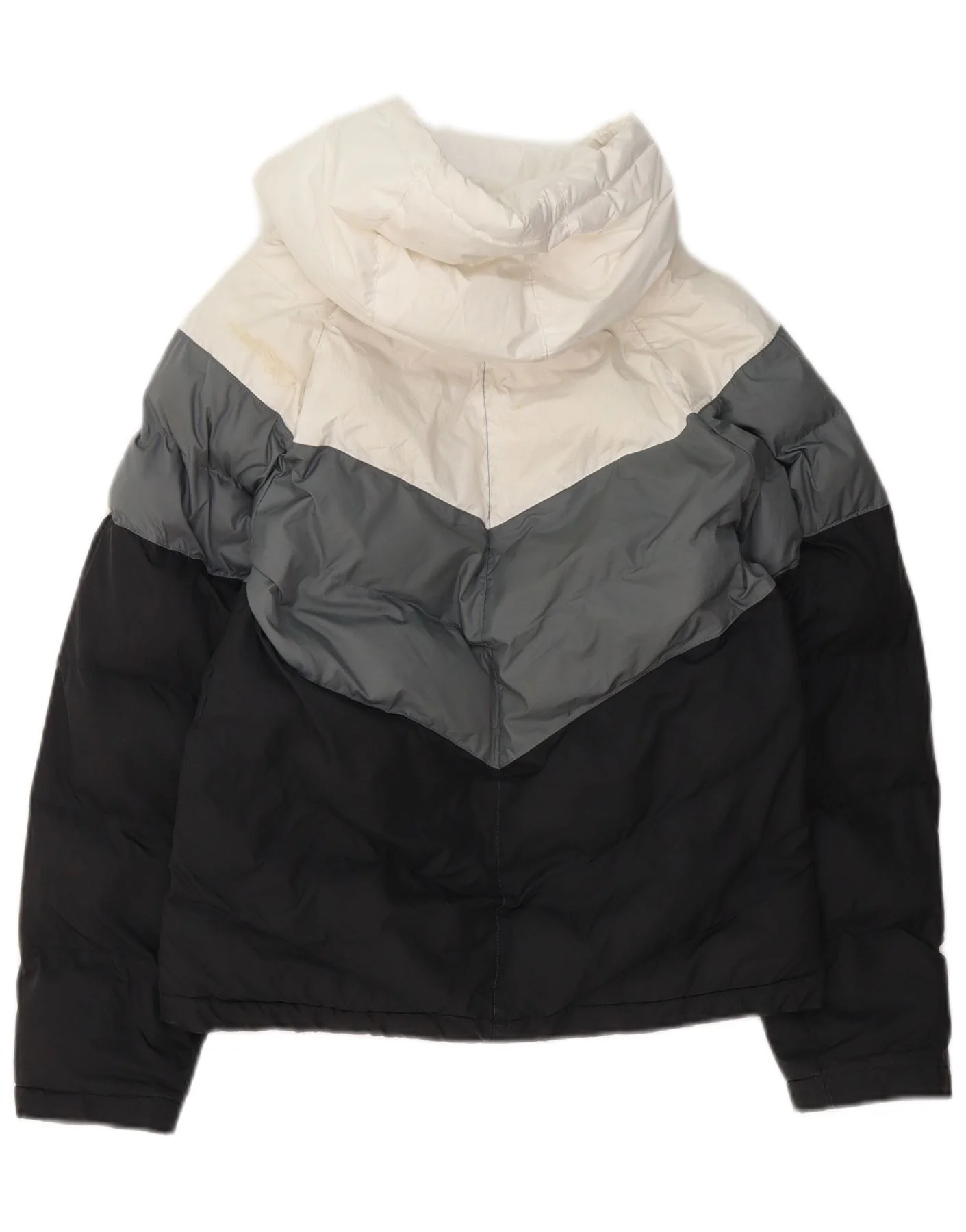 Nike Boys Hooded Padded Jacket 12-13 Years Large Multicoloured Colourblock - Image 2