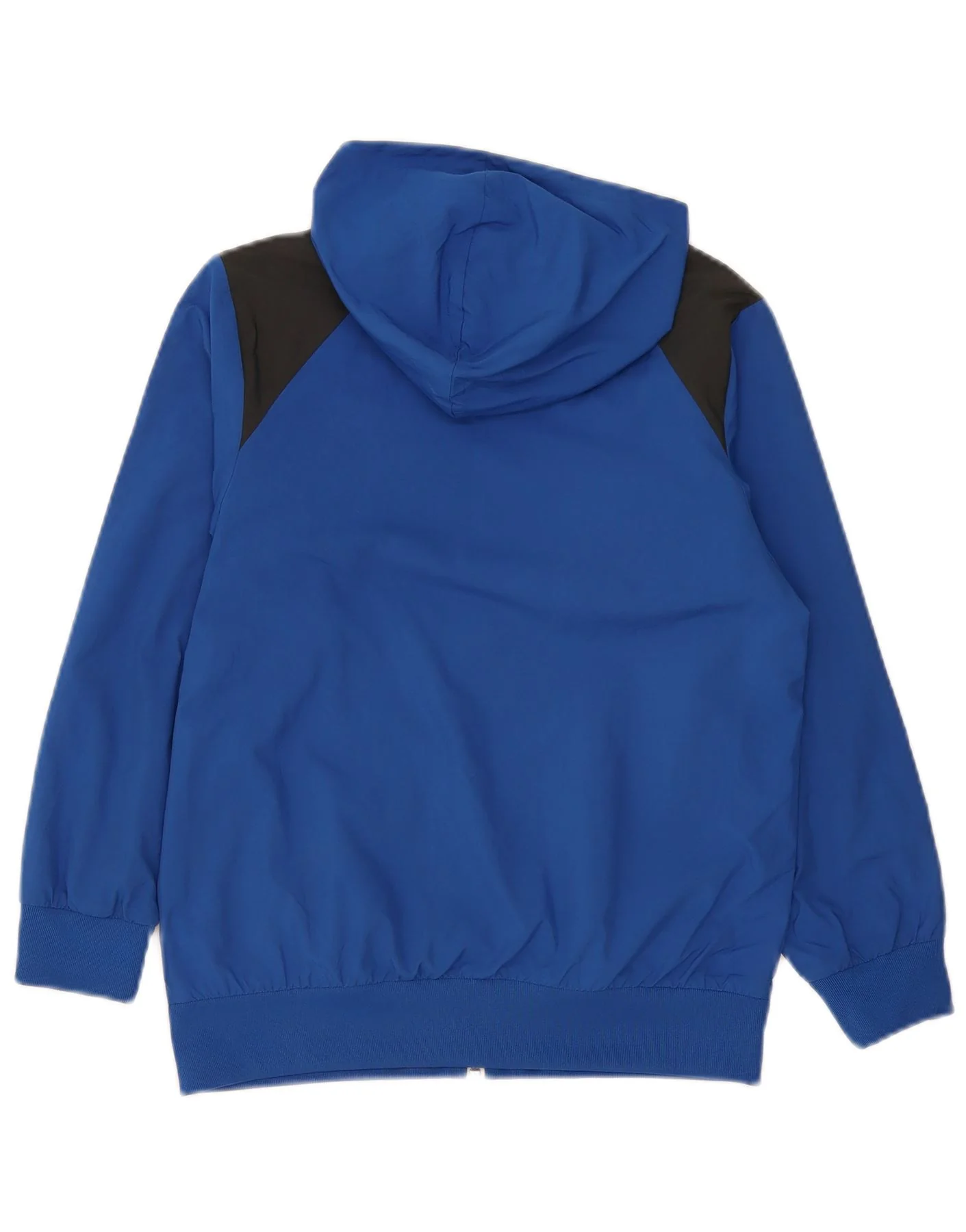 Nike Boys Hooded Tracksuit Top Jacket 10-11 Years Medium Blue Colourblock - Image 2