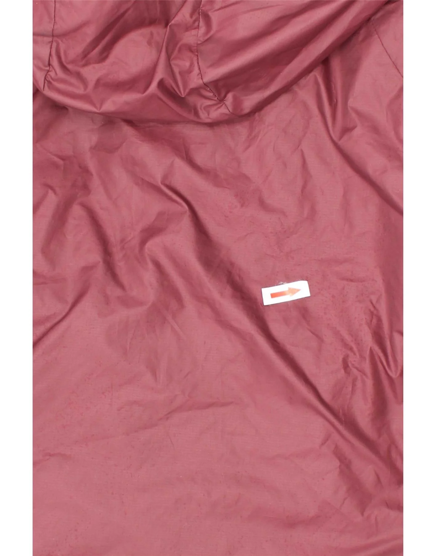 Nike Boys Hooded Windbreaker Jacket 8-9 Years Small Burgundy Polyester - Image 3