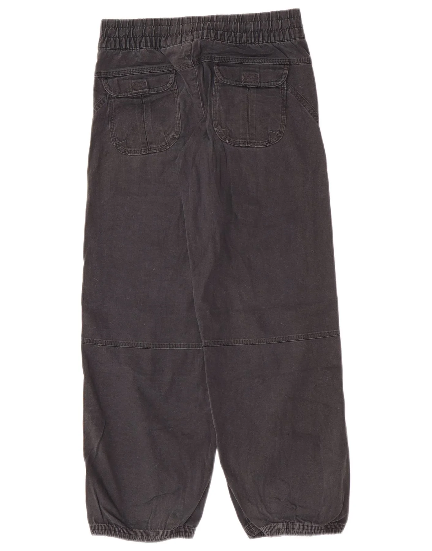 Nike Boys Loose Fit Casual Trousers 10-11 Years Medium W28 L28 Grey Cotton - Image 2