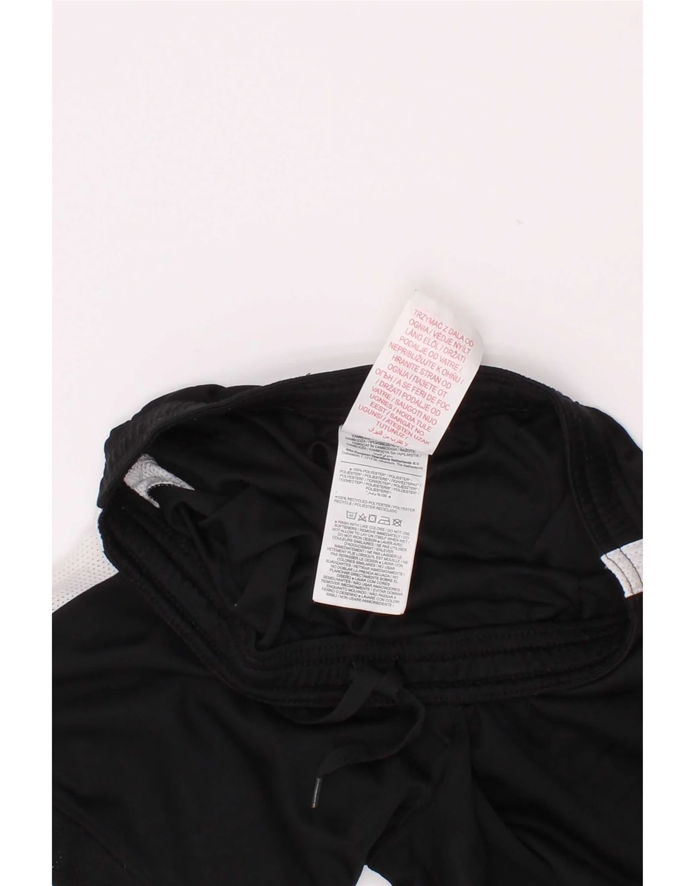 Nike Boys Sport Shorts 10-11 Years Medium Black Polyester - Image 4