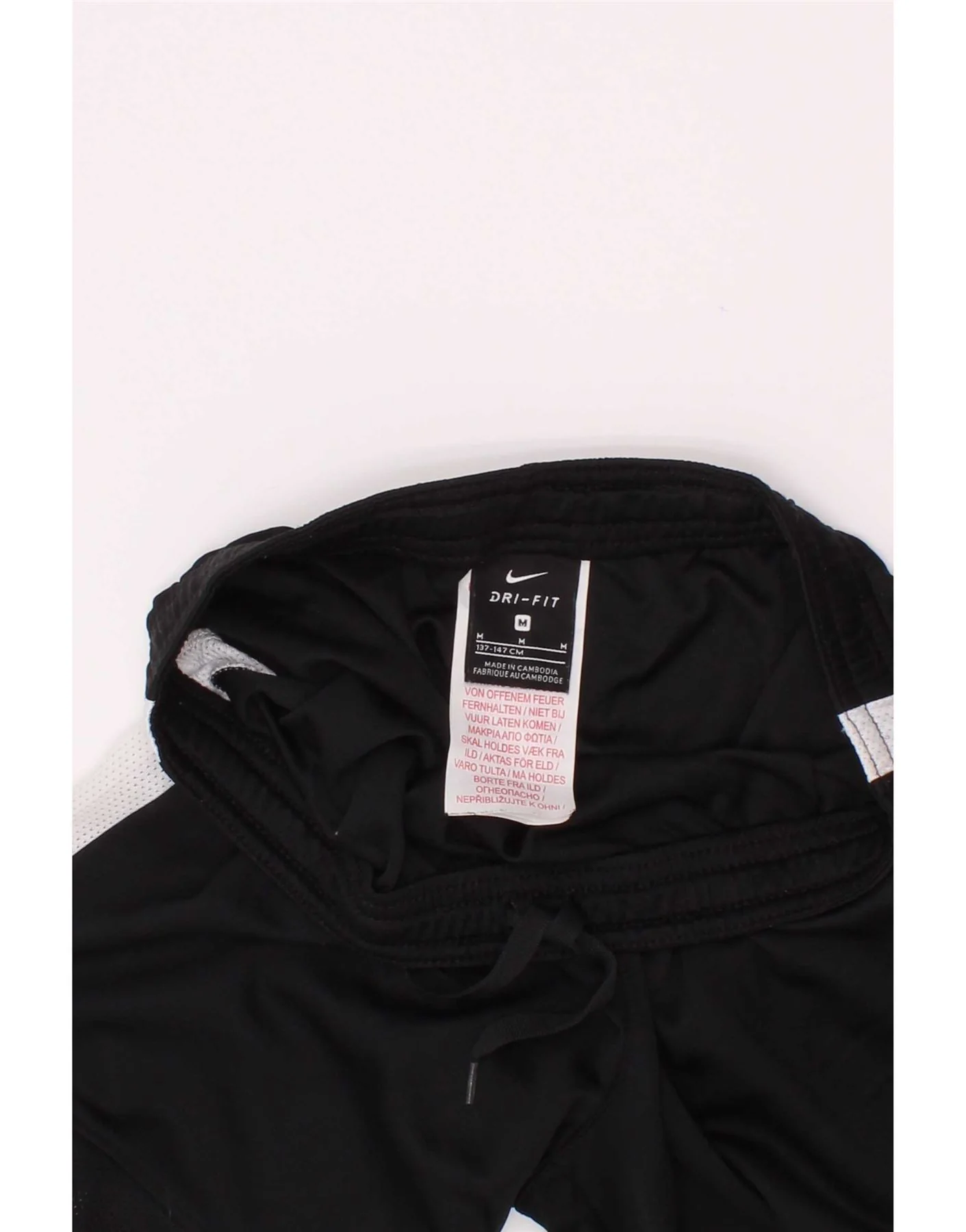 Nike Boys Sport Shorts 10-11 Years Medium Black Polyester - Image 5