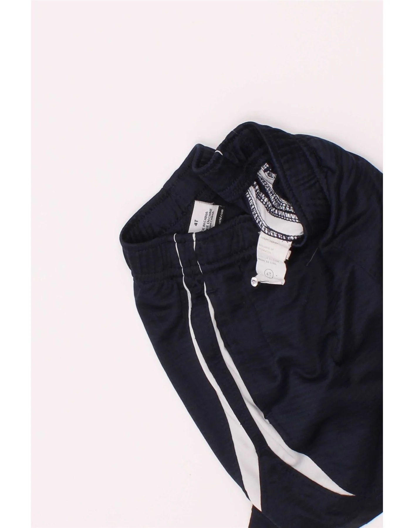 Nike Boys Sport Shorts 3-4 Years Navy Blue Colourblock Polyester - Image 5