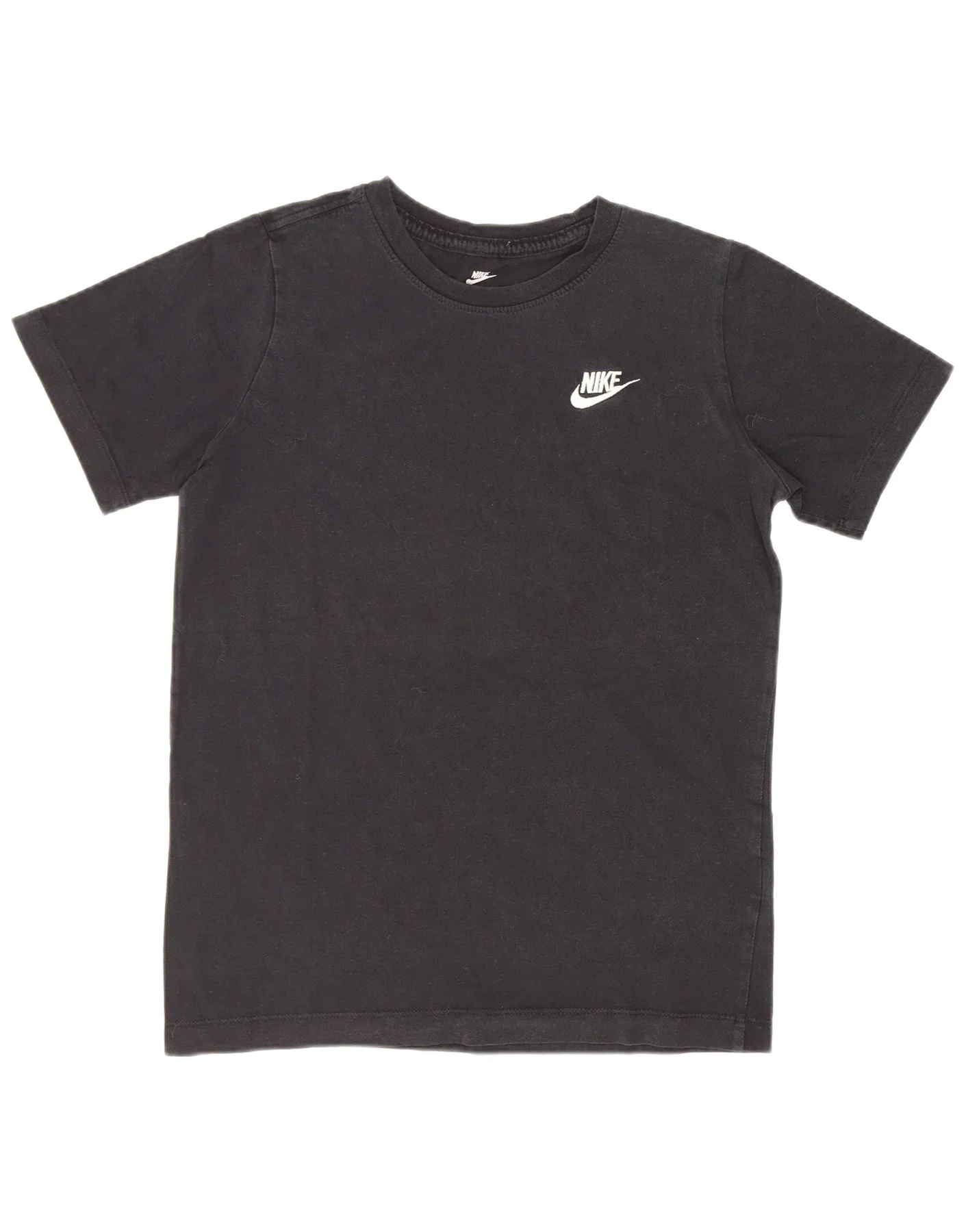 Nike Boys T-Shirt Top 12-13 Years Large Black Cotton