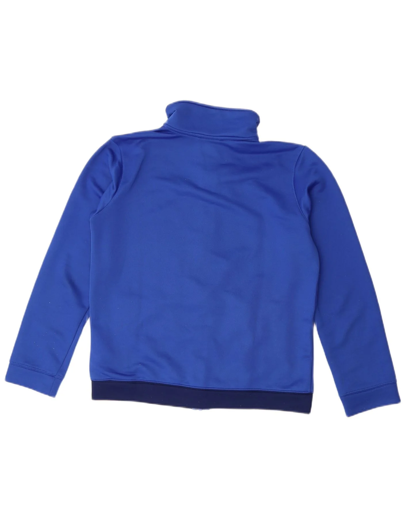Nike Boys Tracksuit Top Jacket 13-14 Years XL Blue Colourblock Polyester - Image 2