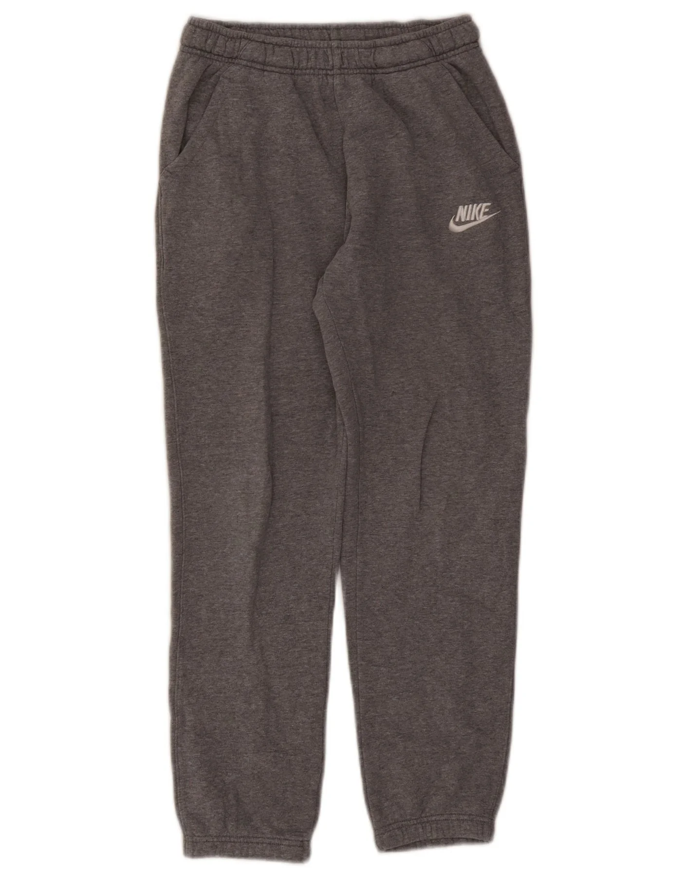 Nike Boys Tracksuit Trousers Joggers 12-13 Years Lage Grey Cotton