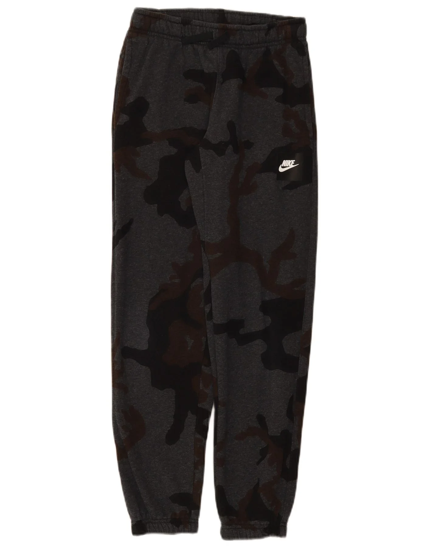 Nike Boys Tracksuit Trousers Joggers 12-13 Years Large Grey Camouflage