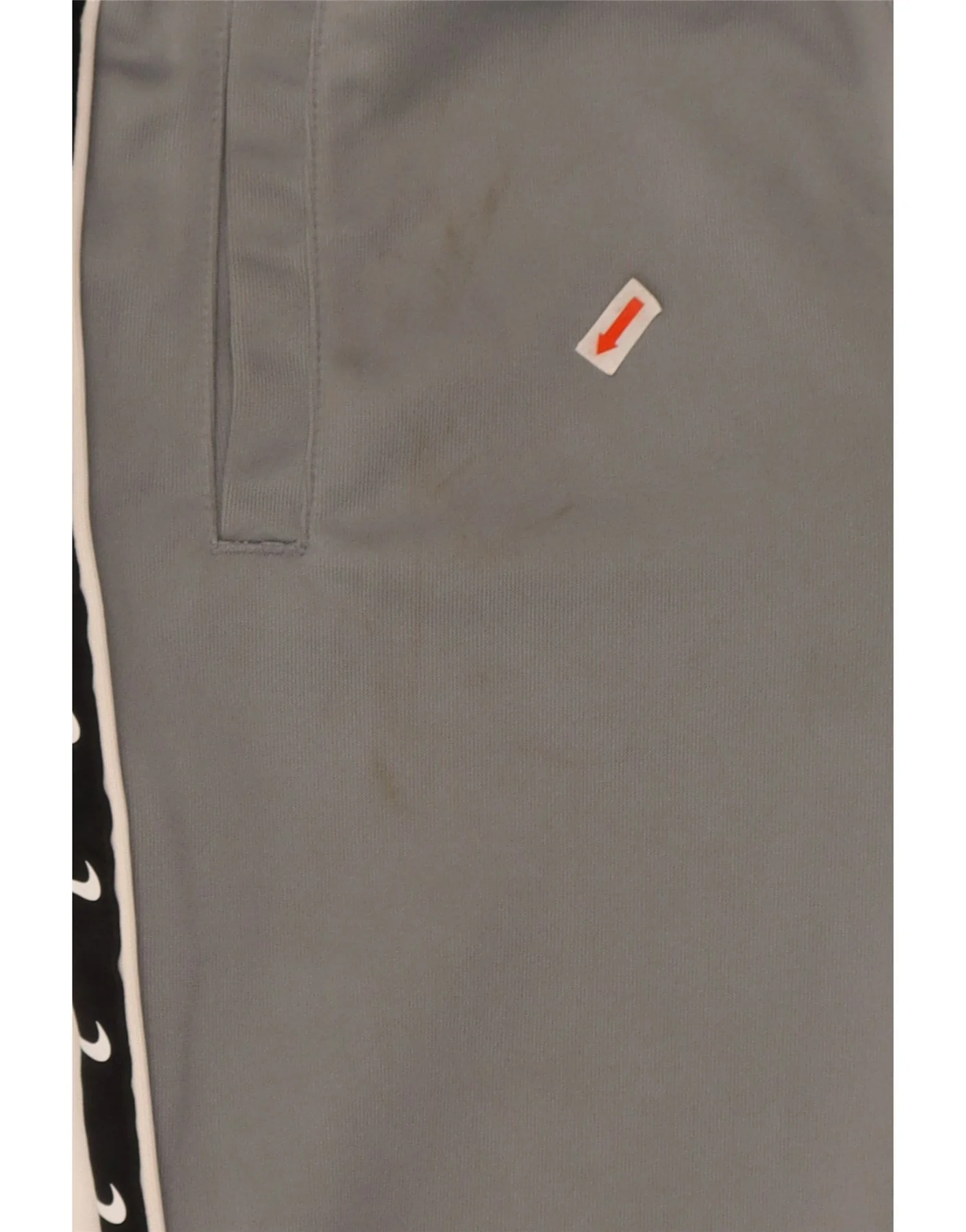 Nike Boys Tracksuit Trousers Joggers 13-14 Years XL Grey Colourblock - Image 4