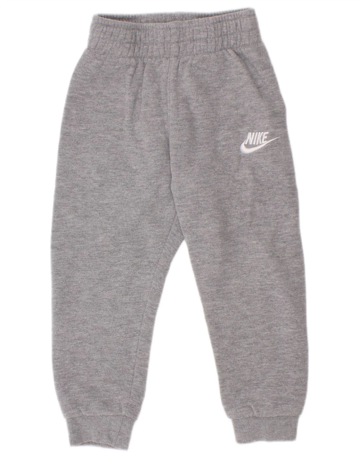 Nike Boys Tracksuit Trousers Joggers 2-3 Years Grey Flecked Cotton