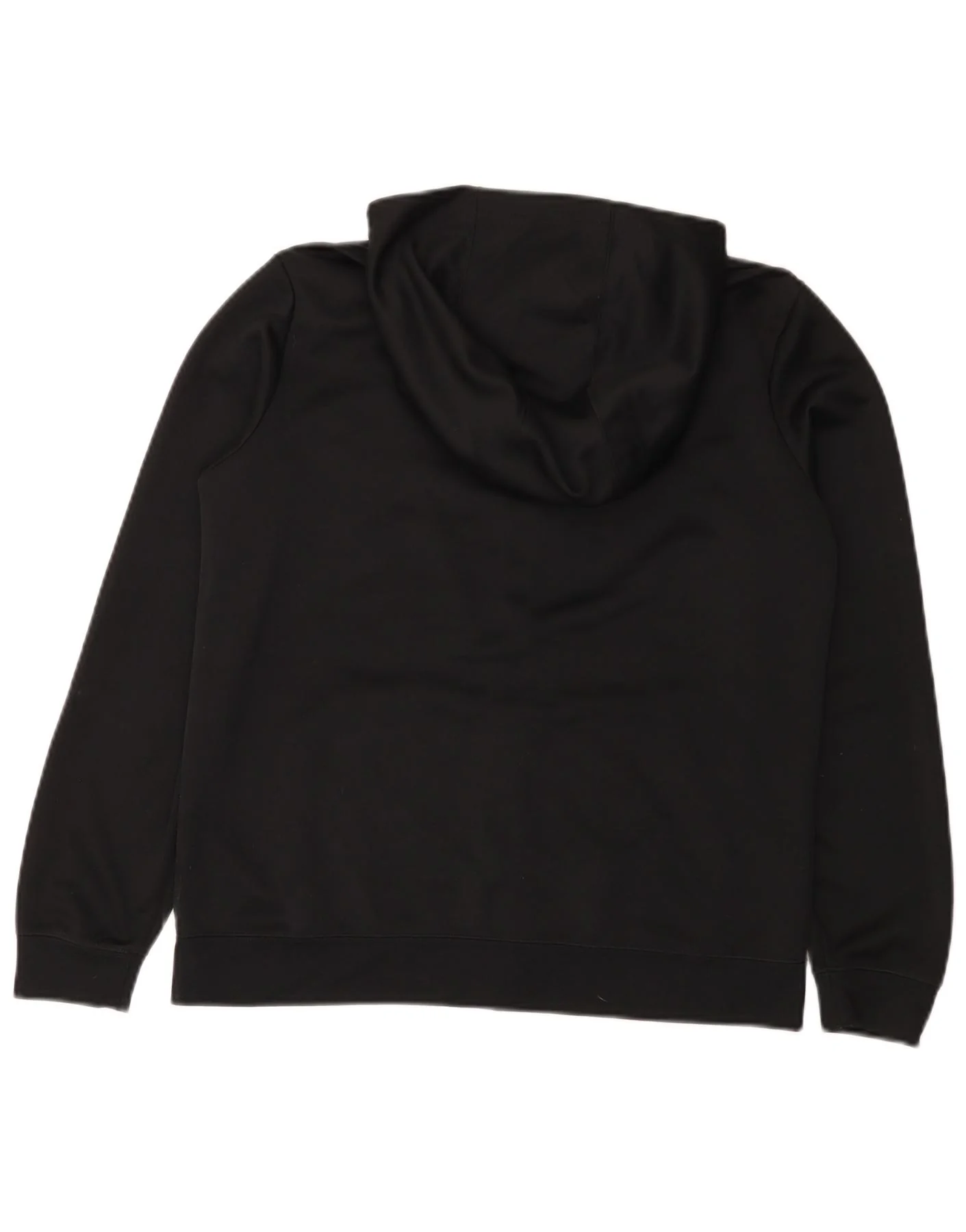 Nike Boys Zip Hoodie Sweater 13-14 Years XL Black Polyester - Image 2