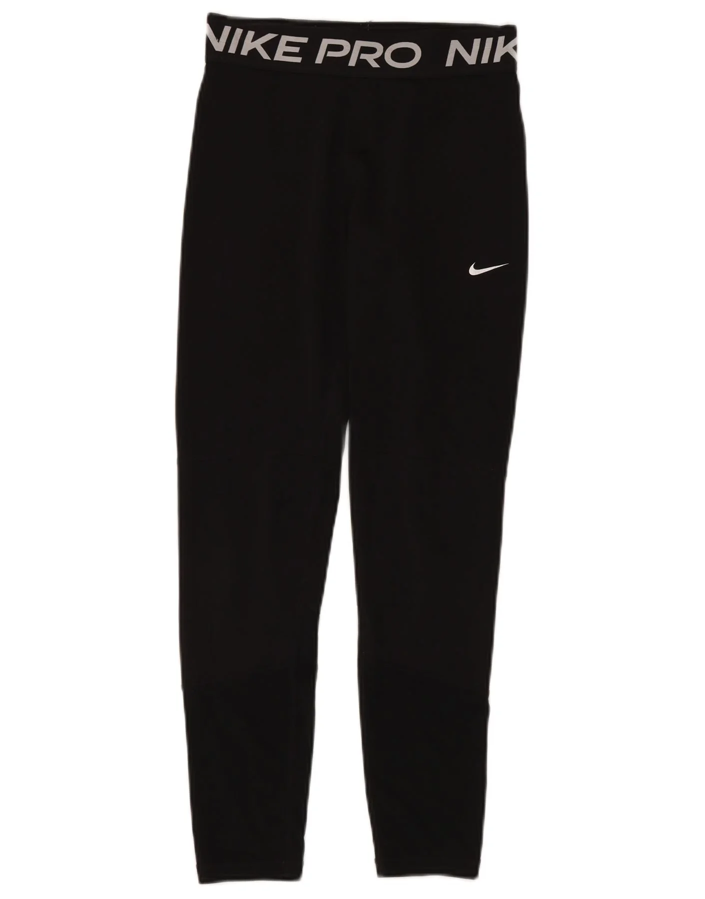 Nike Girls Dri Fit Graphic Leggings 13-14 Years XL Black