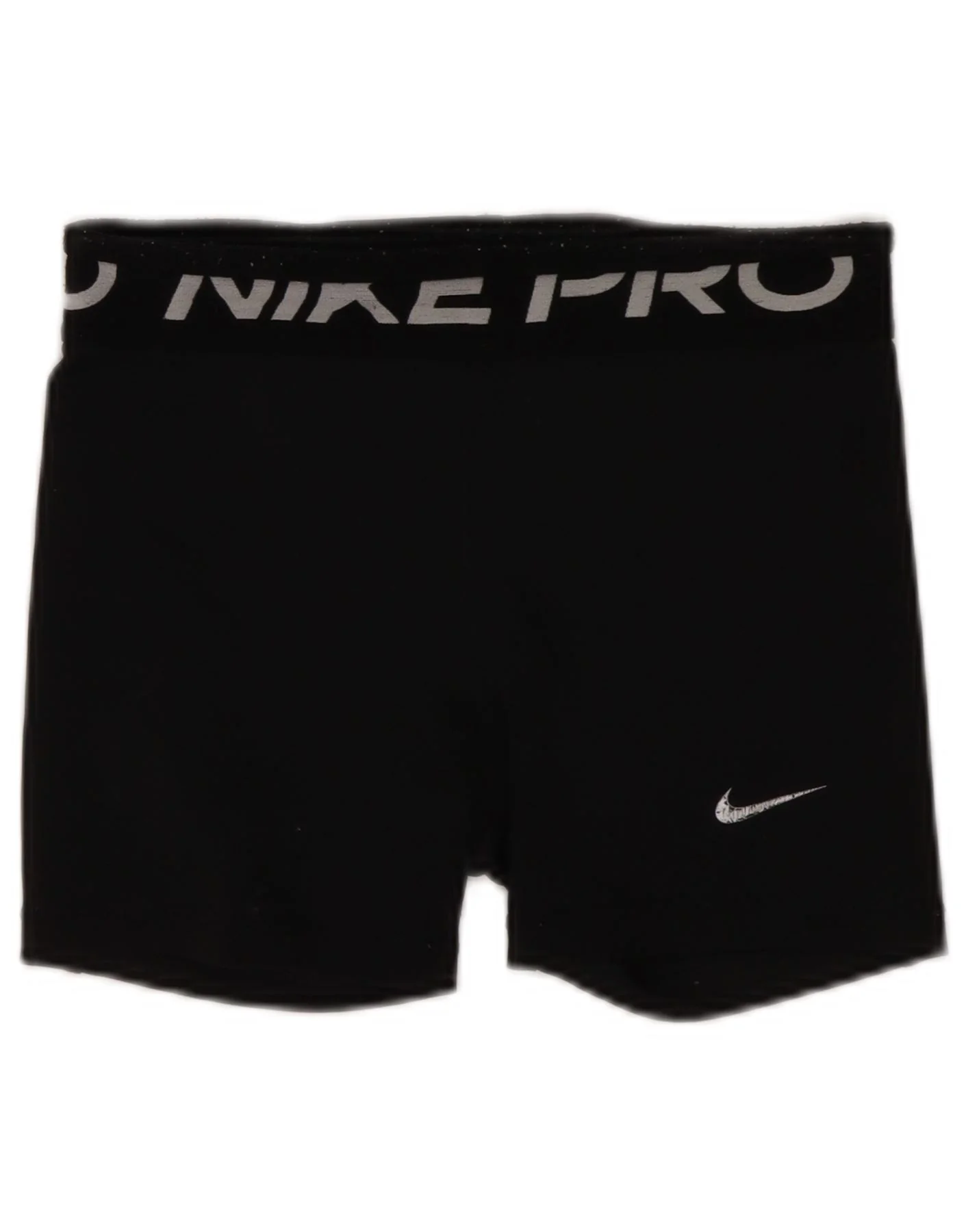 Nike Girls Graphic Sport Shorts 10-11 Years Medium Black Polyester Sports