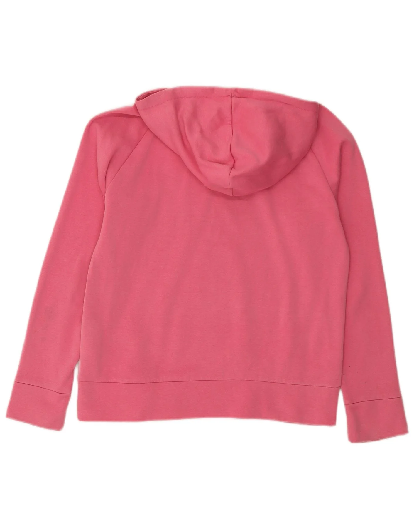Nike Girls Hoodie Jumper 12-13 Years Large Pink Cotton - Image 2