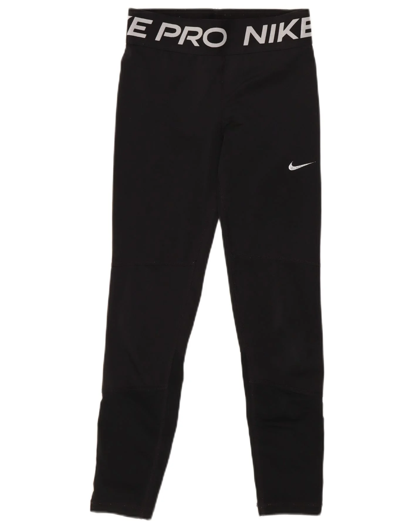 Nike Girls Leggings 8-9 Years WSmall Black Polyester