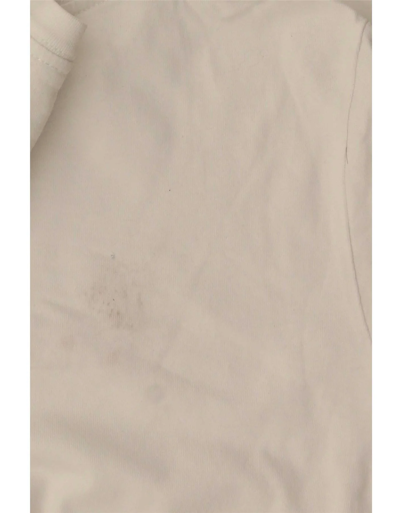 Nike Girls Loose Fit Graphic T-Shirt Top 8-9 Years Small White Cotton - Image 3