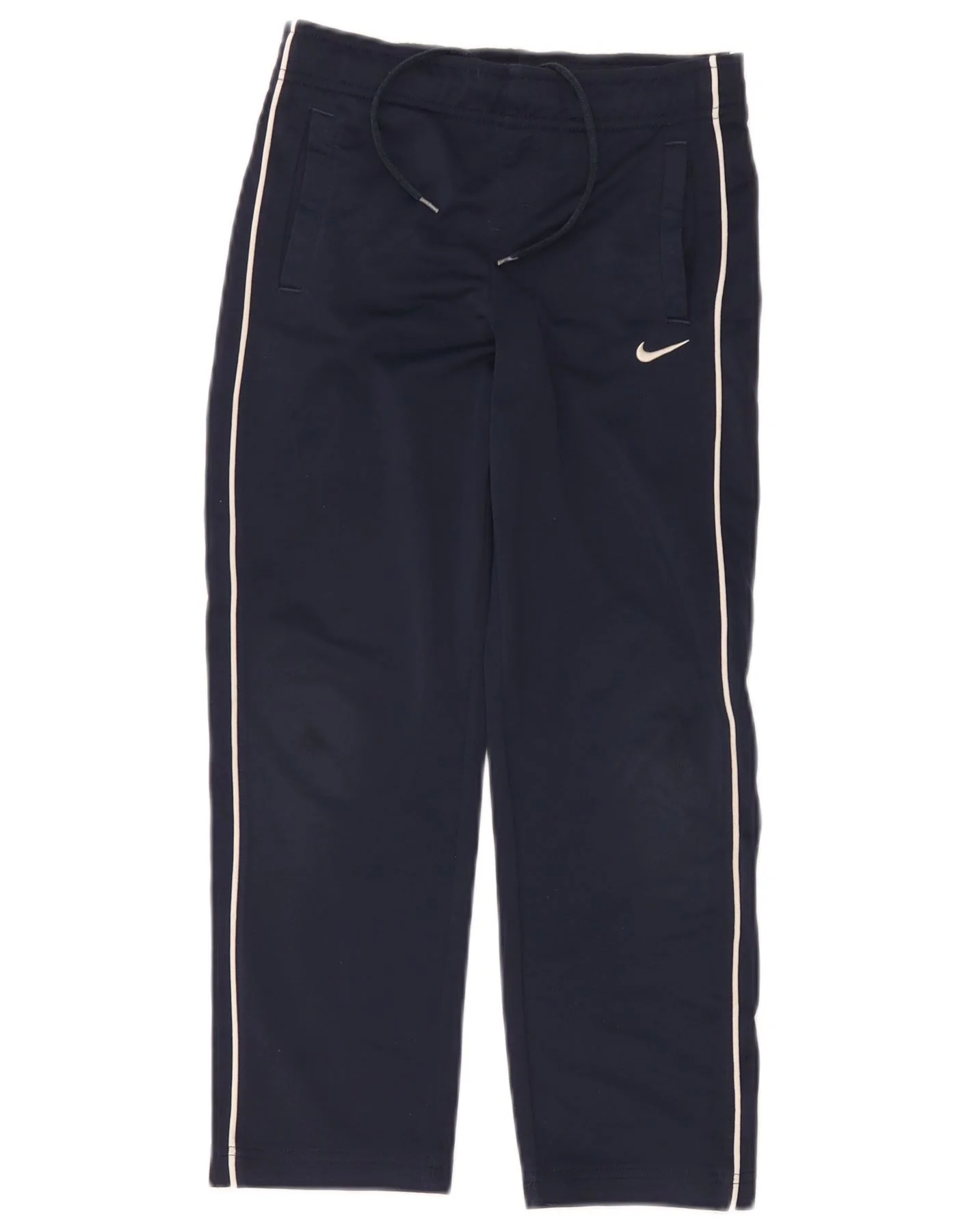Nike Girls Tracksuit Trousers 13-14 Years XL Navy Blue Polyester