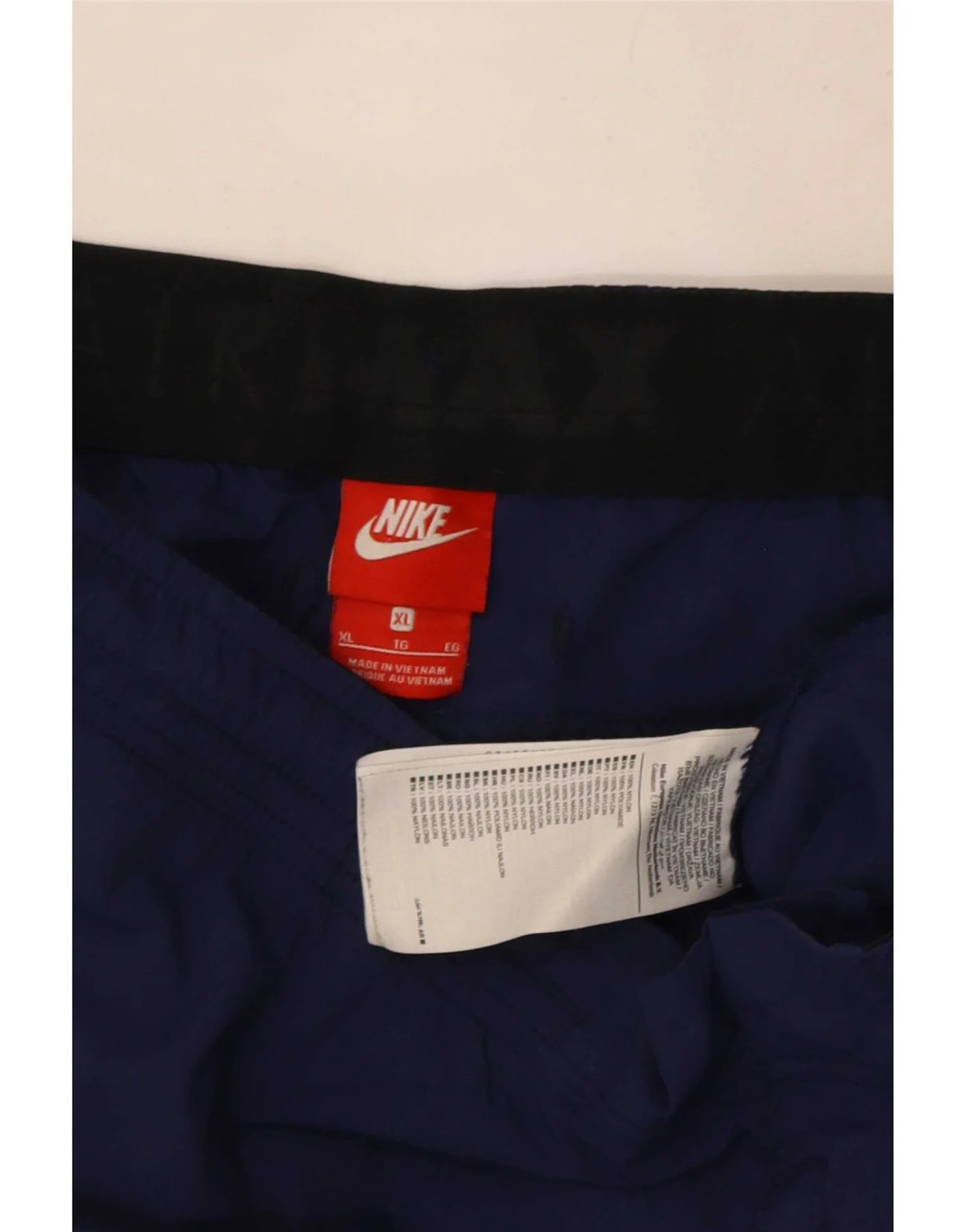 Nike Mens Cargo Shorts XL W38 Navy Blue Nylon - Image 3