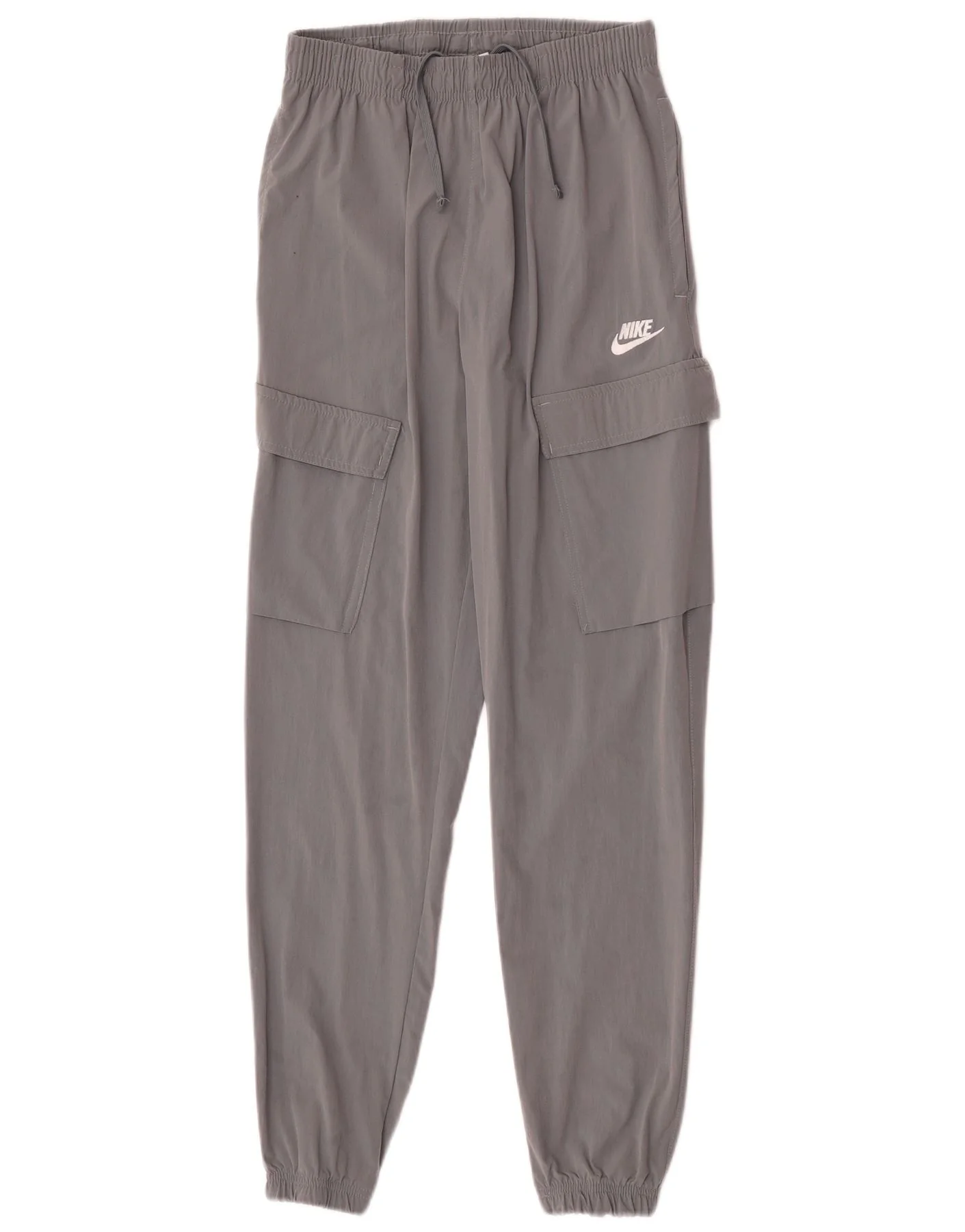 Nike Mens Cargo Tracksuit Trousers Joggers Small Grey Nylon