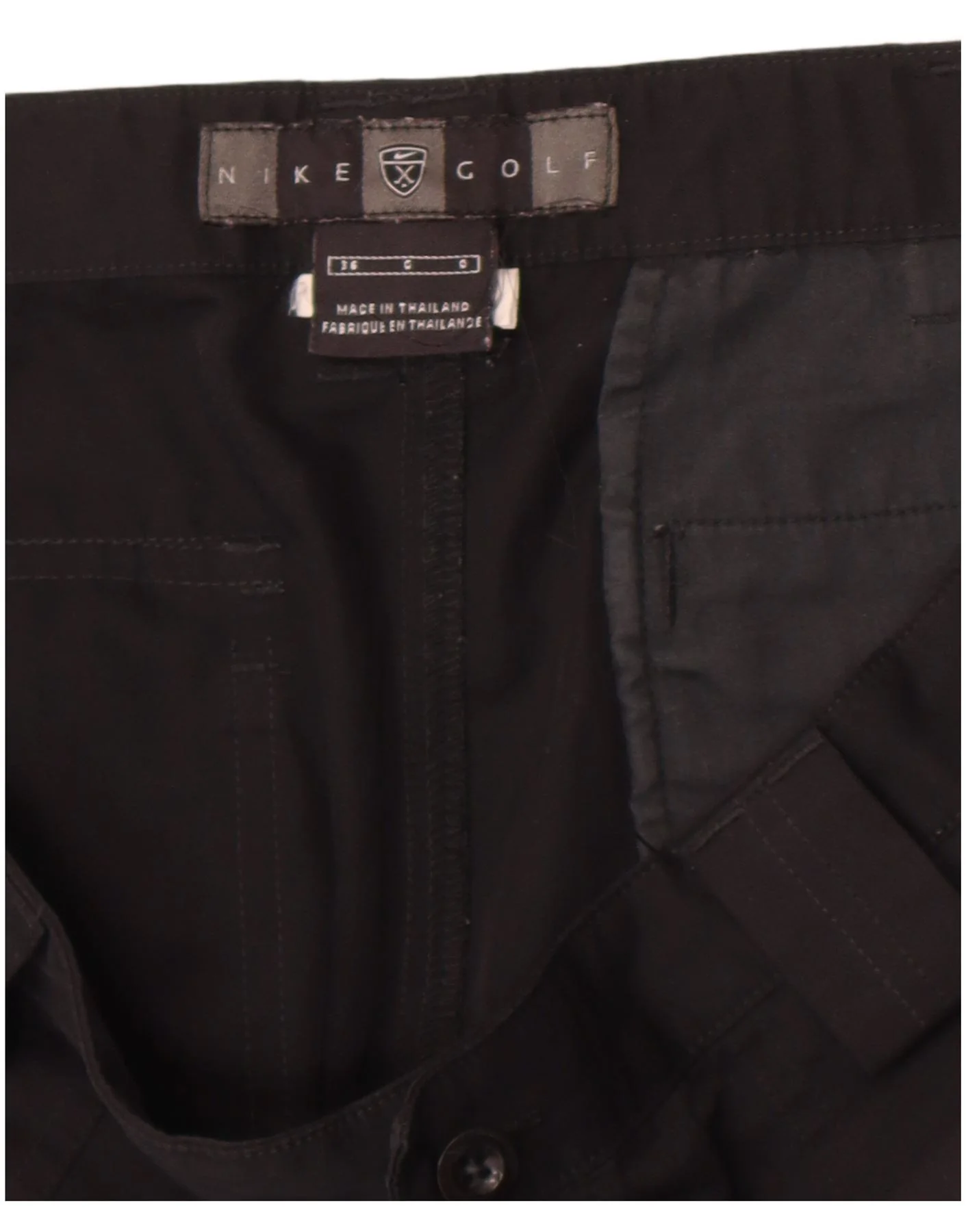 Nike Mens Chino Shorts W36 Large Black - Image 3