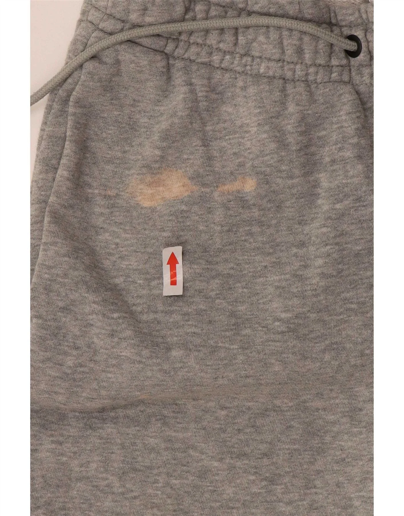 Nike Mens Crop Tracksuit Trousers Joggers XS Grey Flecked Cotton - Image 3