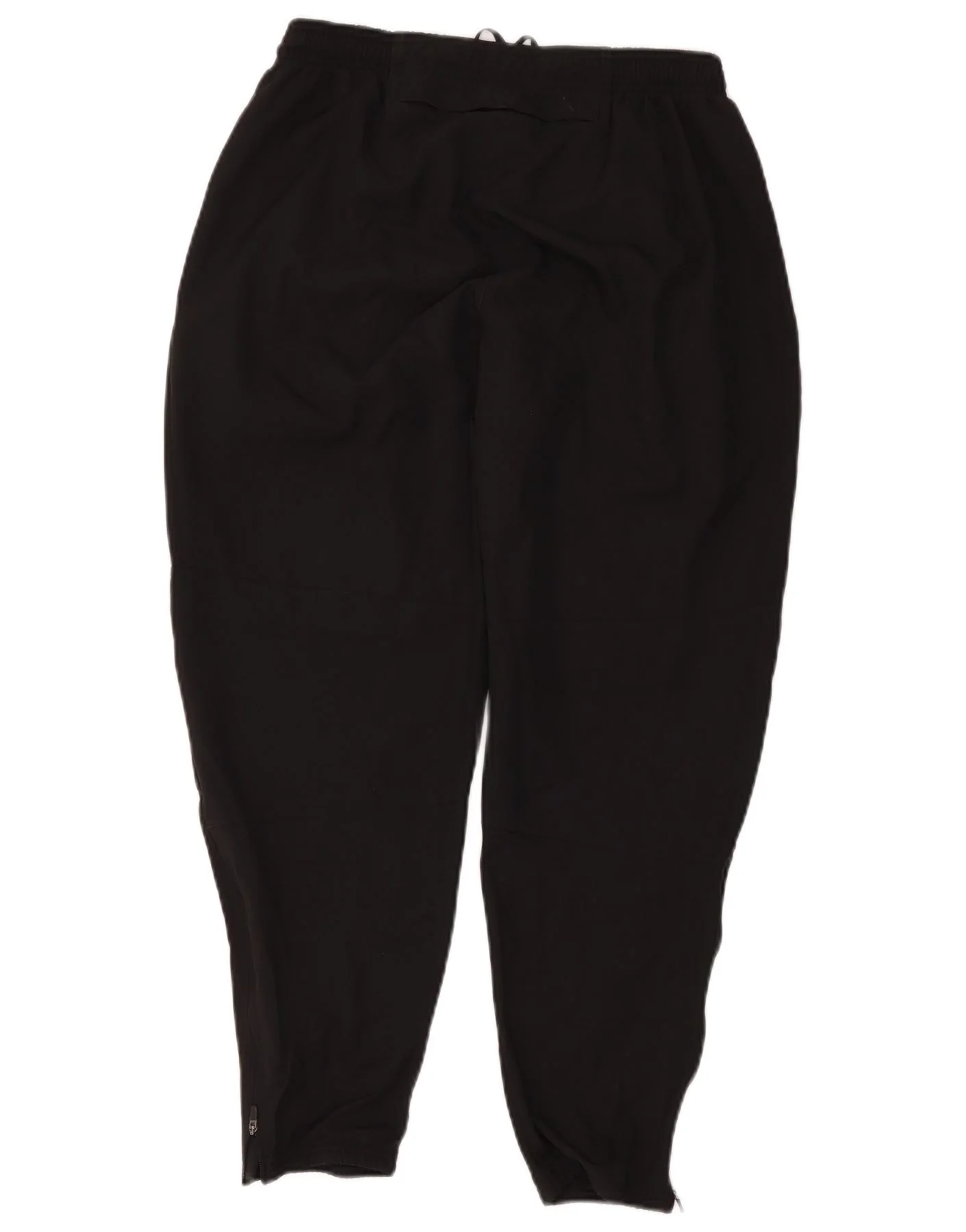 Nike Mens Dri Fit Crop Tracksuit Trousers Joggers Large Black Polyester - Image 2