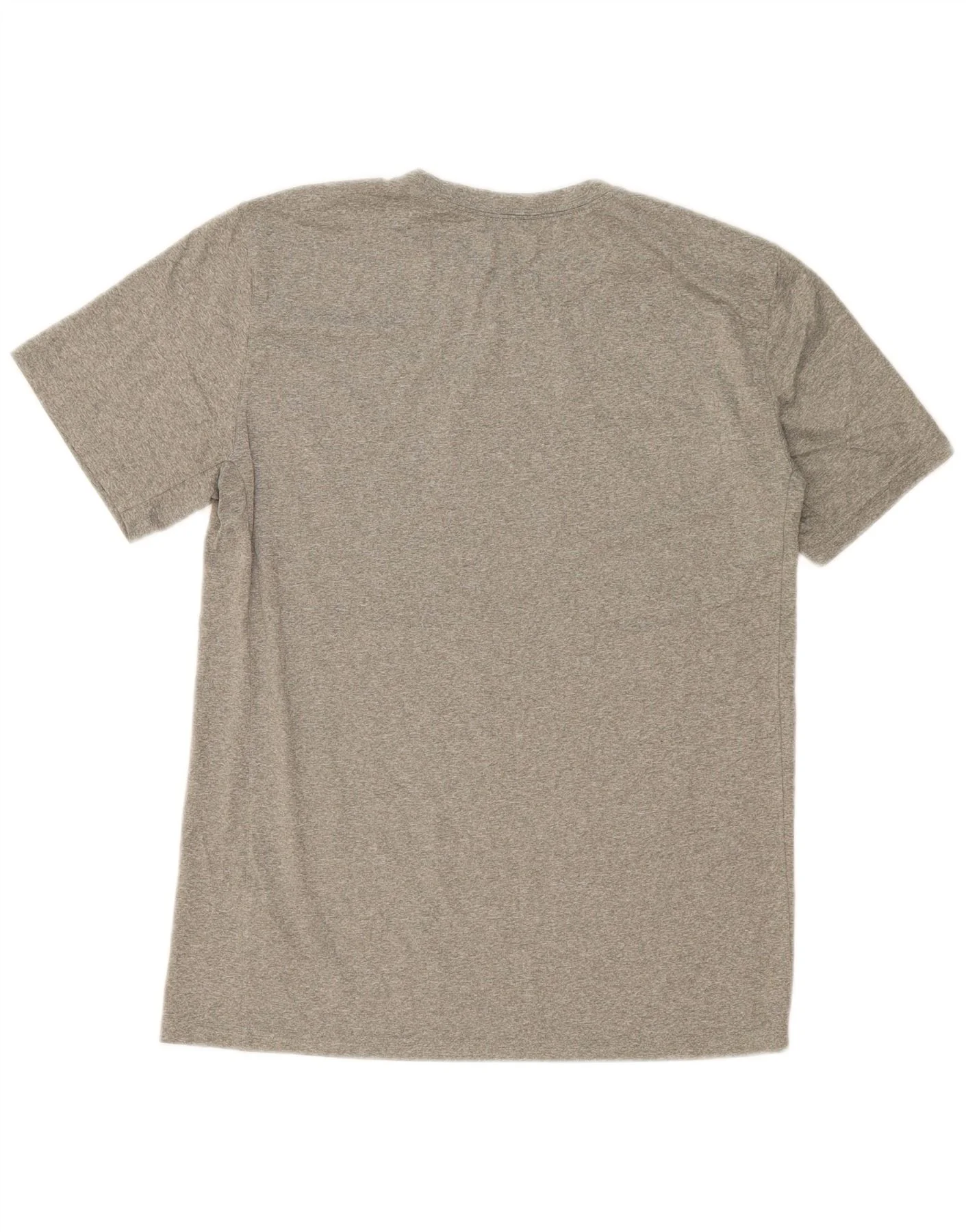 Nike Mens Dri Fit Graphic T-Shirt Top Medium Grey Polyester - Image 2