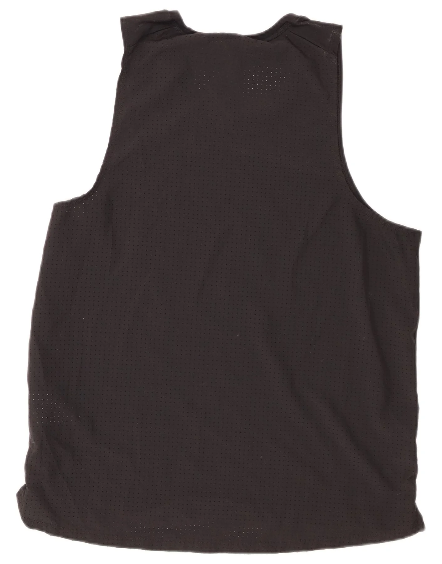 Nike Mens Dri Fit Graphic Vest Top Large Black Polyester - Image 2