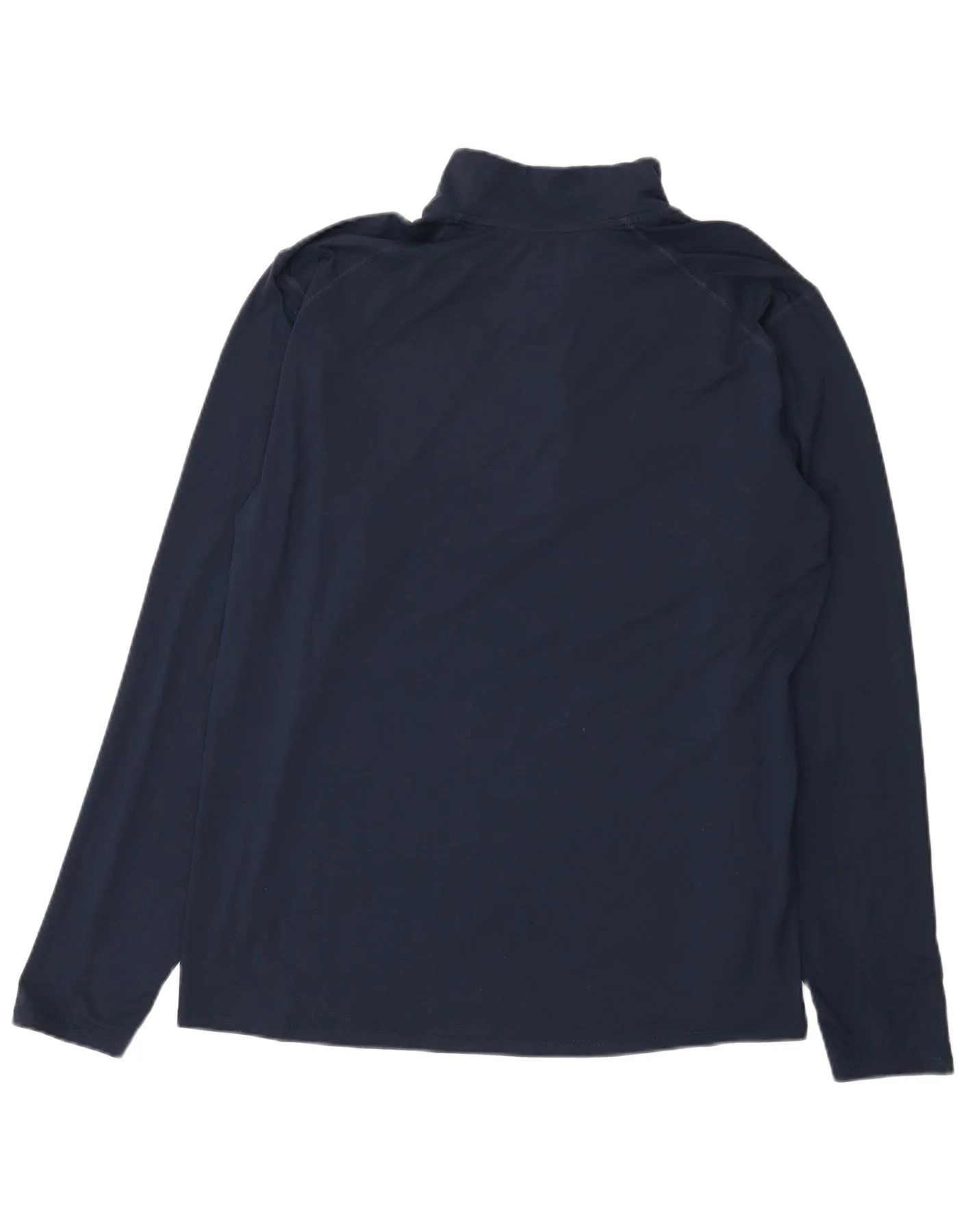Nike Mens Dri Fit Graphic Zip Neck Pullover Tracksuit Top XL Navy Blue - Image 2