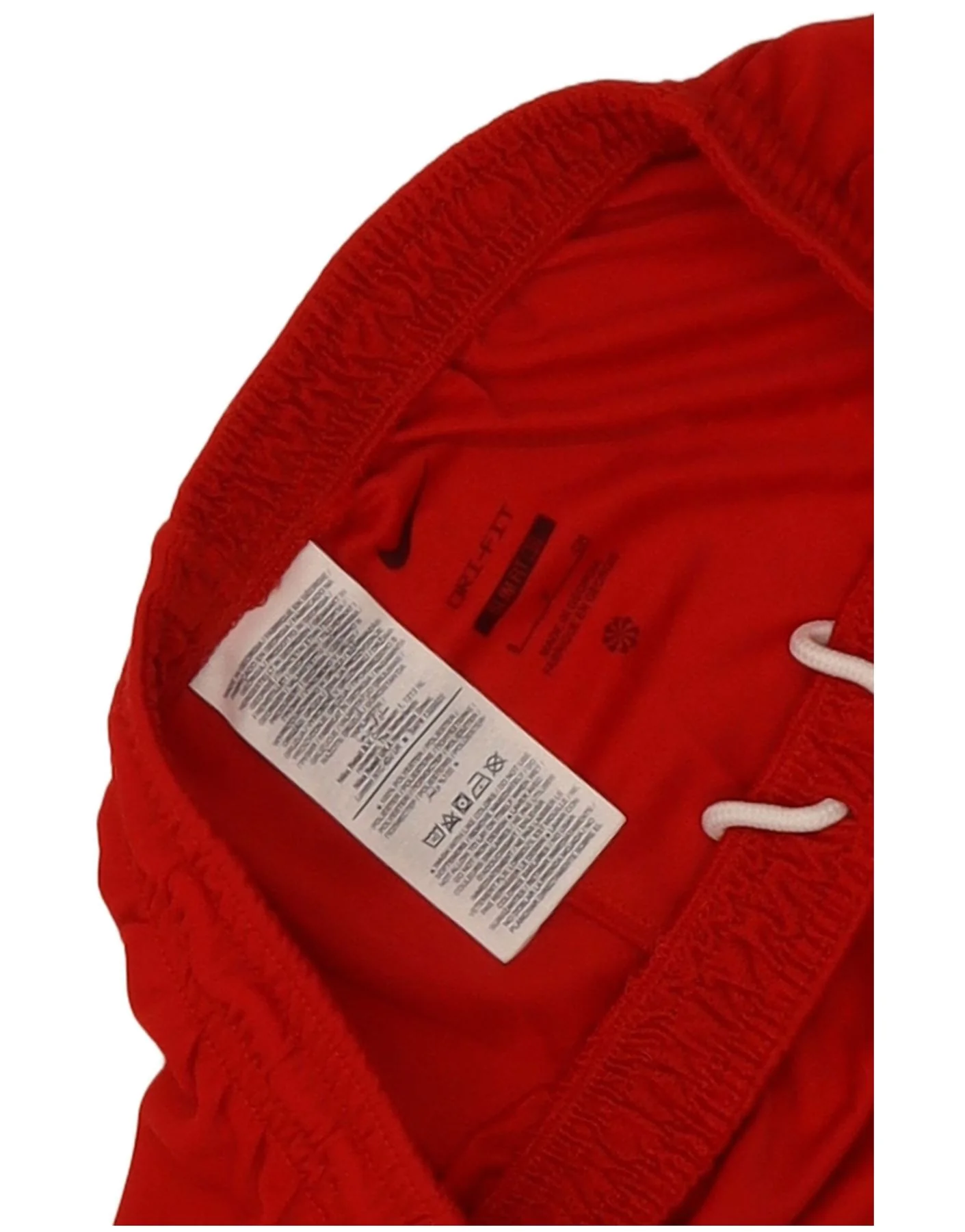 Nike Mens Dri Fit Slim Sport Shorts Small Red Polyester - Image 3