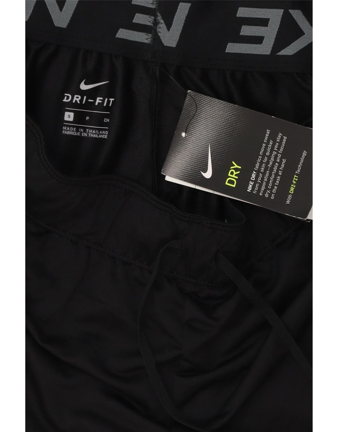Nike Mens Dri Fit Sport Shorts Small Black Polyester - Image 3