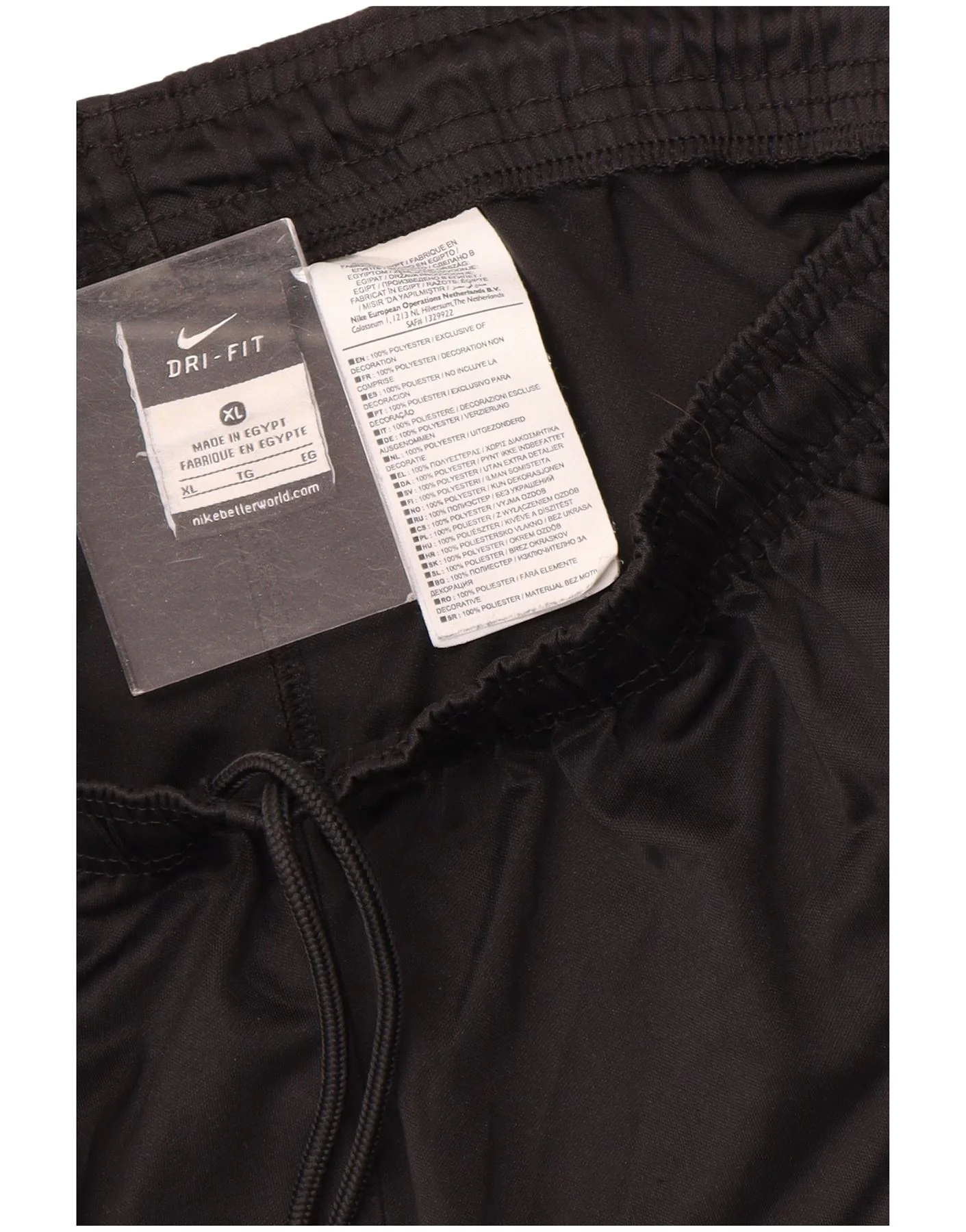 Nike Mens Dri Fit Sport Shorts XL Black Polyester - Image 3