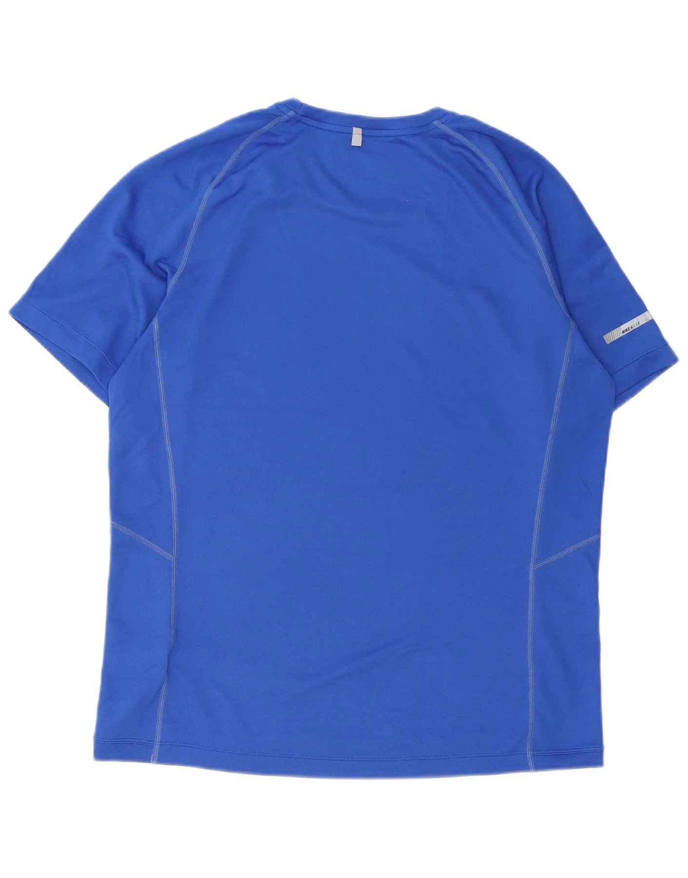 Nike Mens Dri Fit T-Shirt Top Large Blue Polyester - Image 2