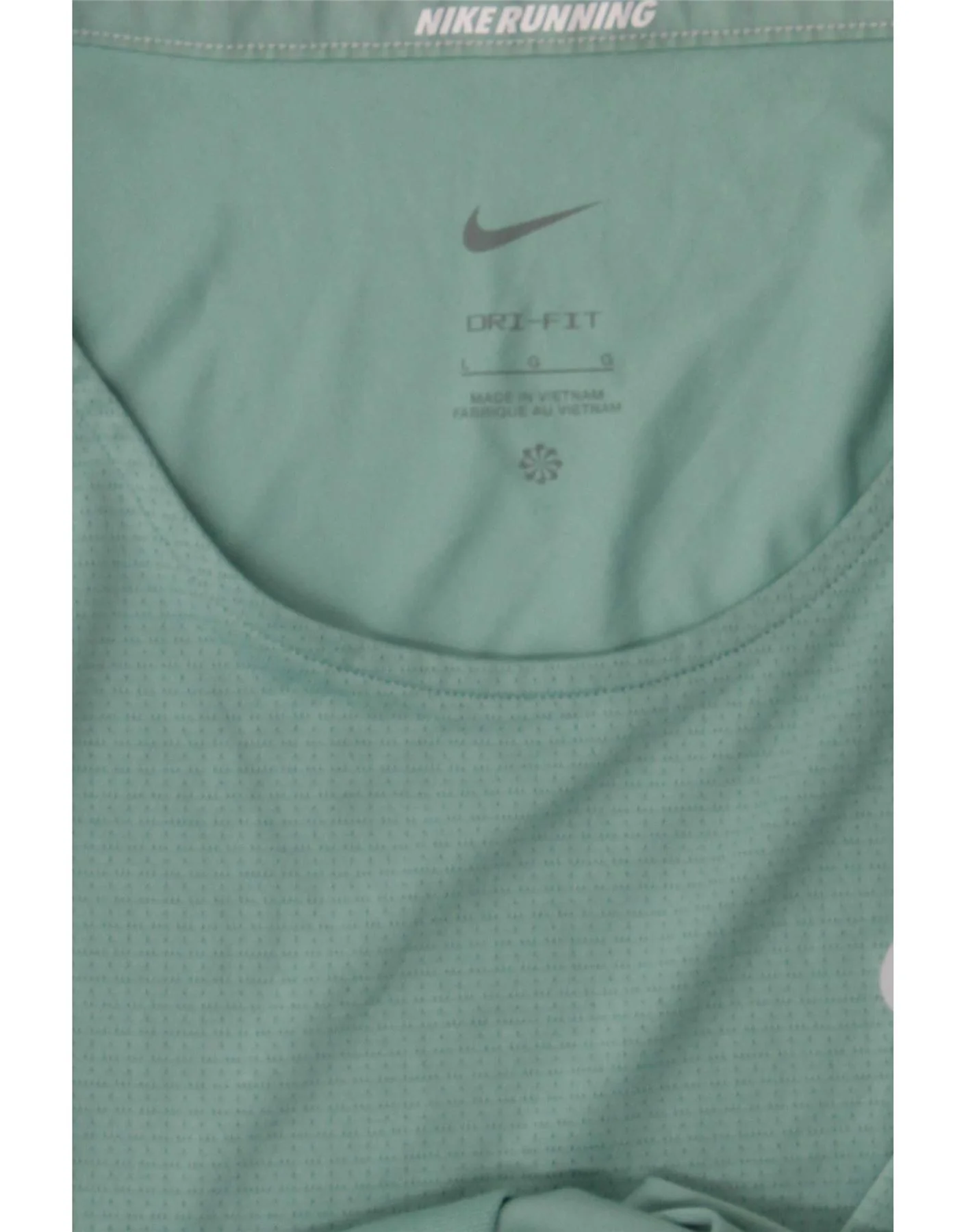 Nike Mens Dri Fit T-Shirt Top Large Green - Image 3
