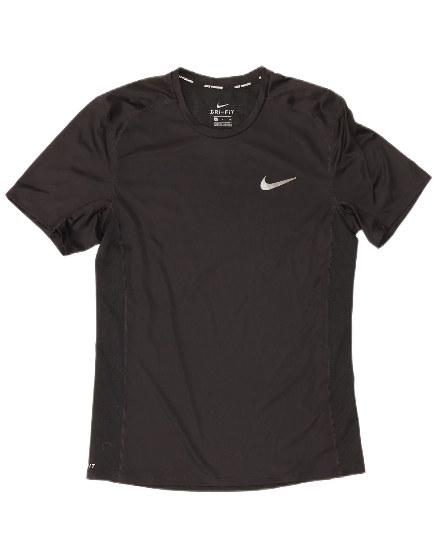 Nike Mens Dri Fit T-Shirt Top Small Black