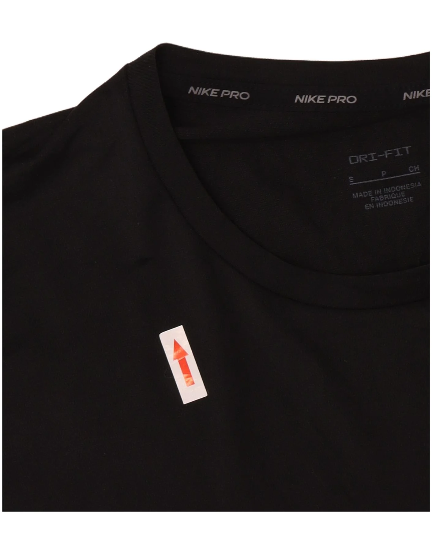 Nike Mens Dri Fit T-Shirt Top Small Black Polyester - Image 4