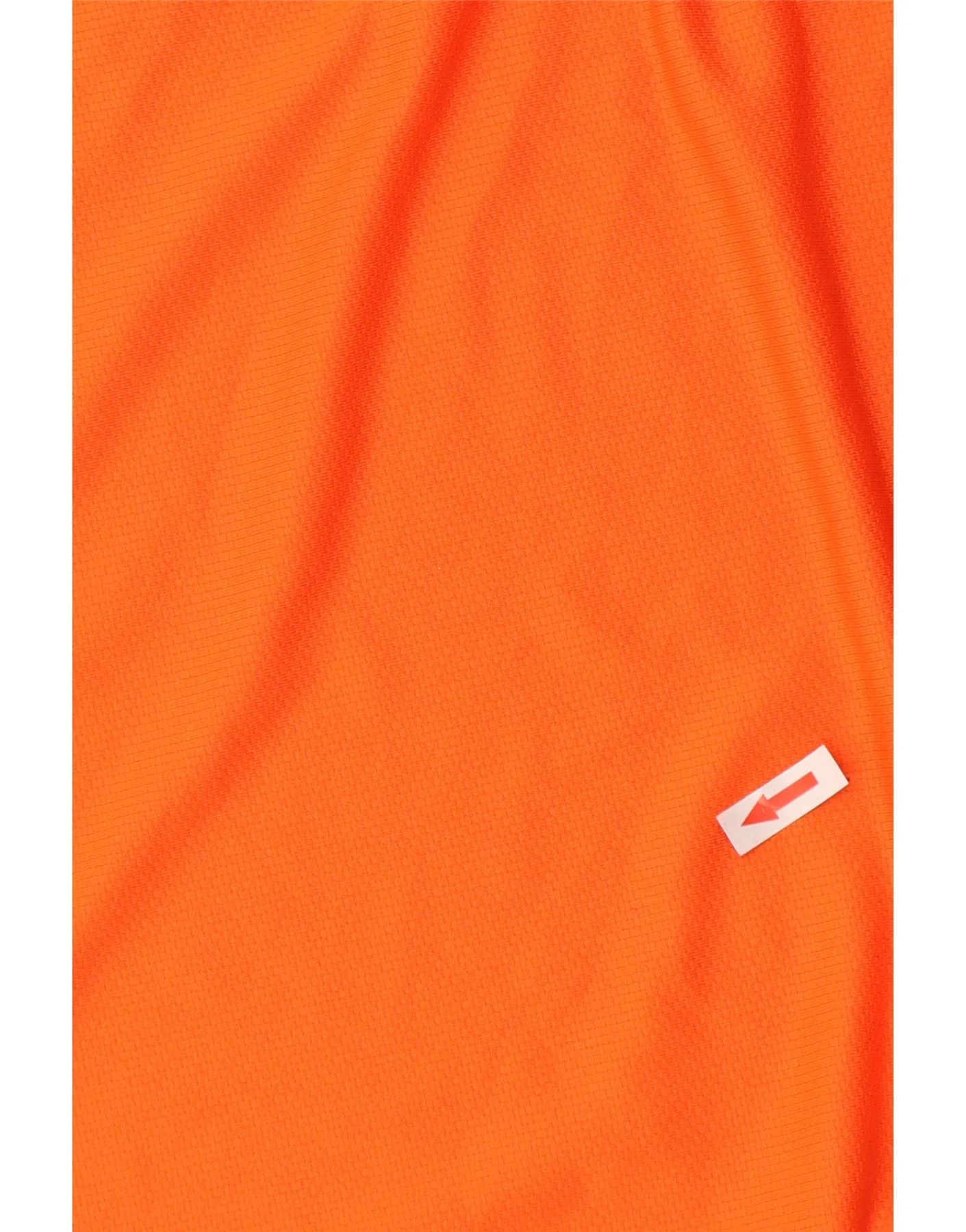 Nike Mens Dri Fit Top Long Sleeve Large Orange Colourblock Polyester - Image 3