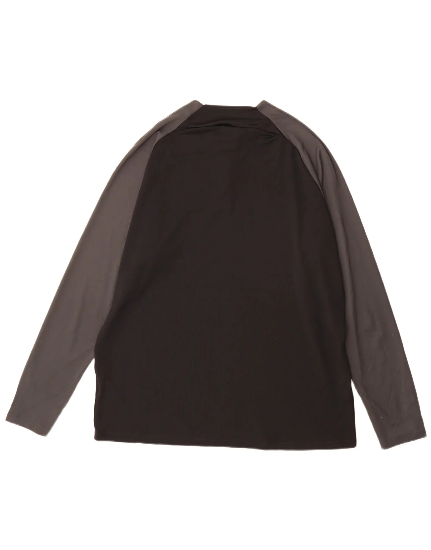 Nike Mens Dri Fit Top Long Sleeve XL Black Colourblock - Image 2
