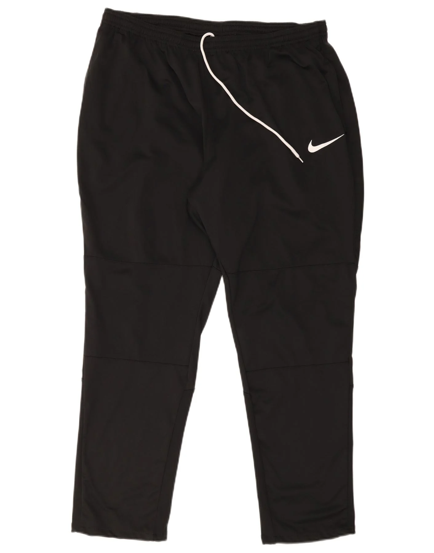 Nike Mens Dri Fit Tracksuit Trousers 2XL Black Polyester