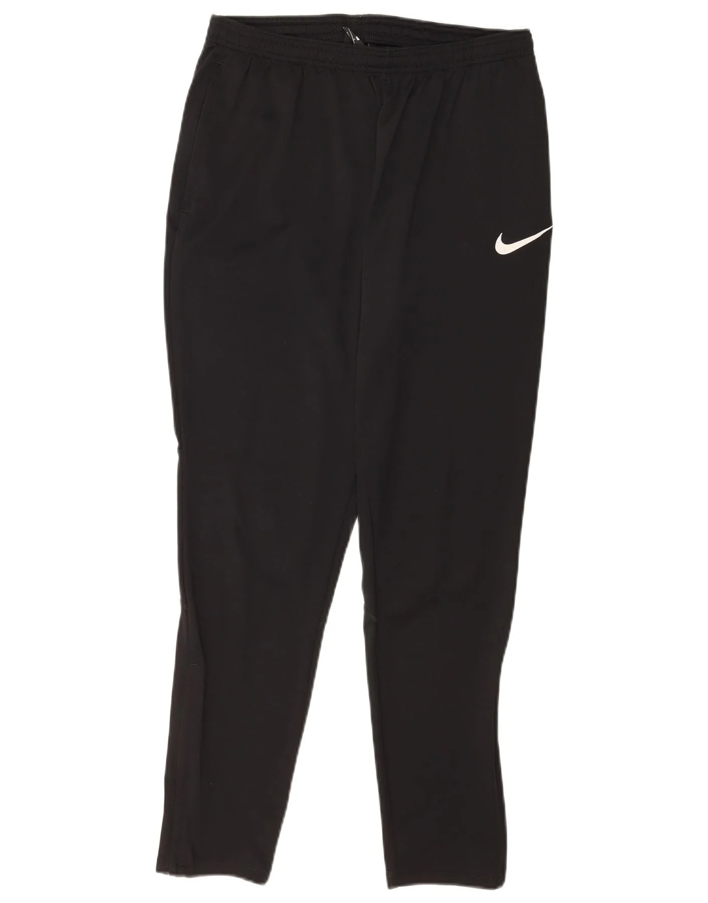 Nike Mens Dri Fit Tracksuit Trousers Large Black Polyester