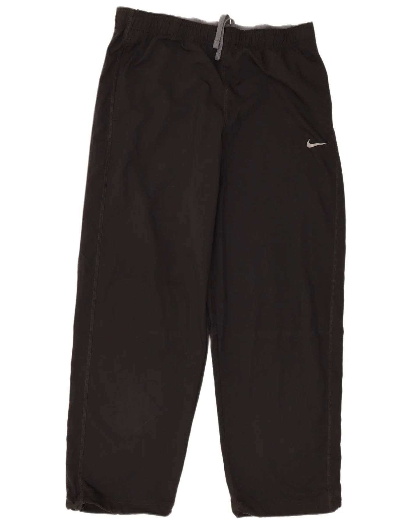 Nike Mens Dri Fit Tracksuit Trousers Large Black Polyester