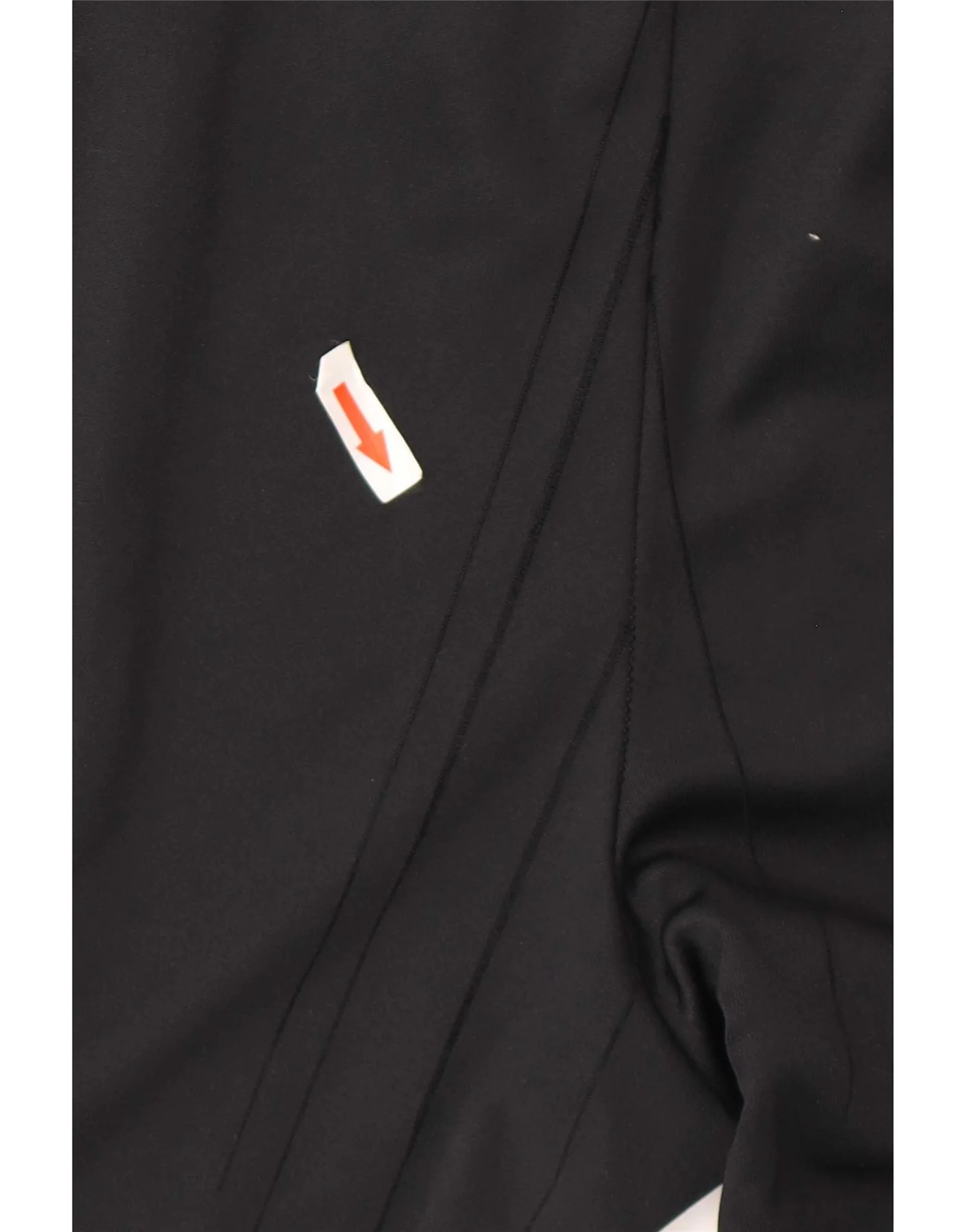 Nike Mens Dri Fit Tracksuit Trousers Small Black Colourblock Polyester - Image 3