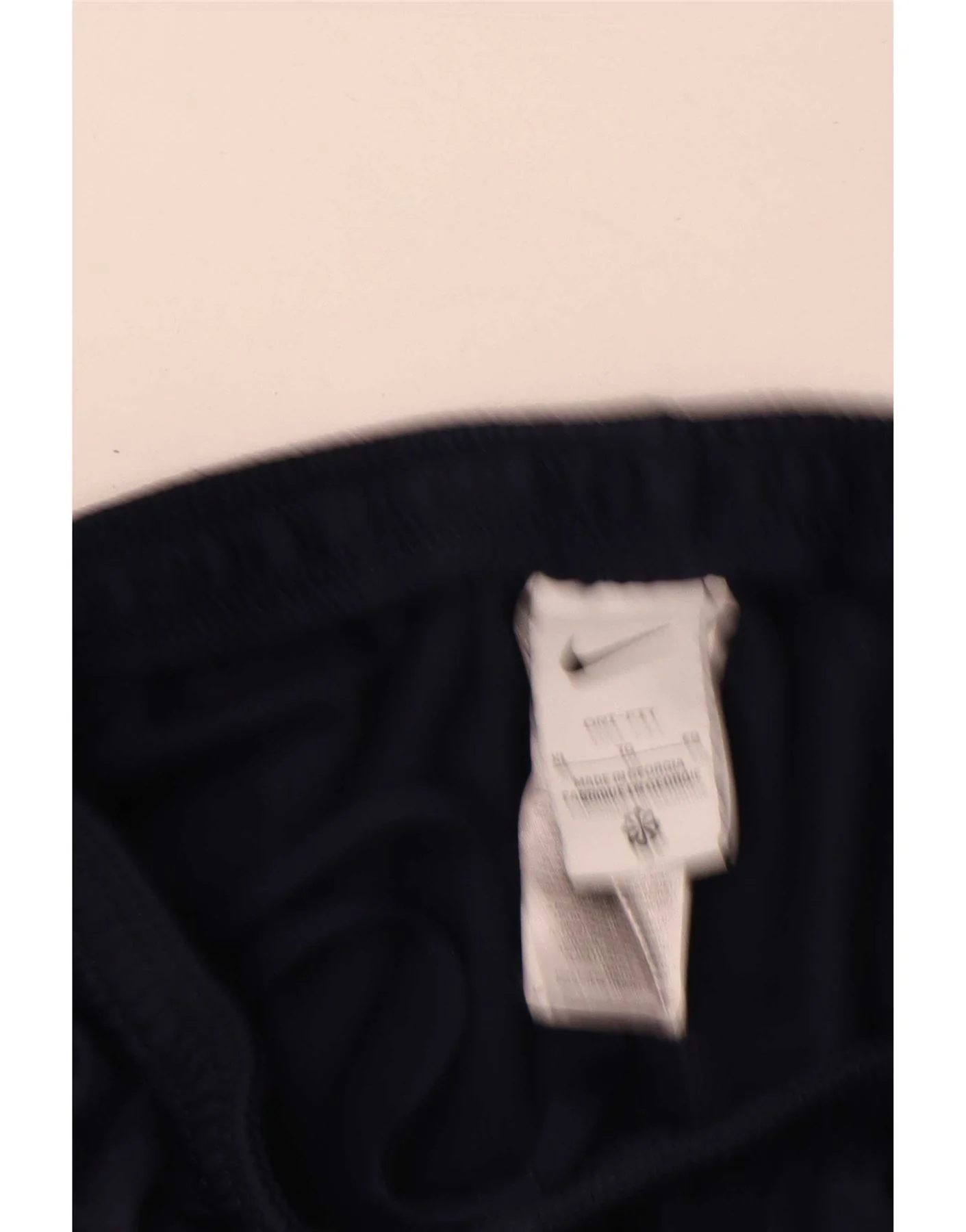 Nike Mens Dri Fit Tracksuit Trousers XL Navy Blue Colourblock Polyester - Image 3