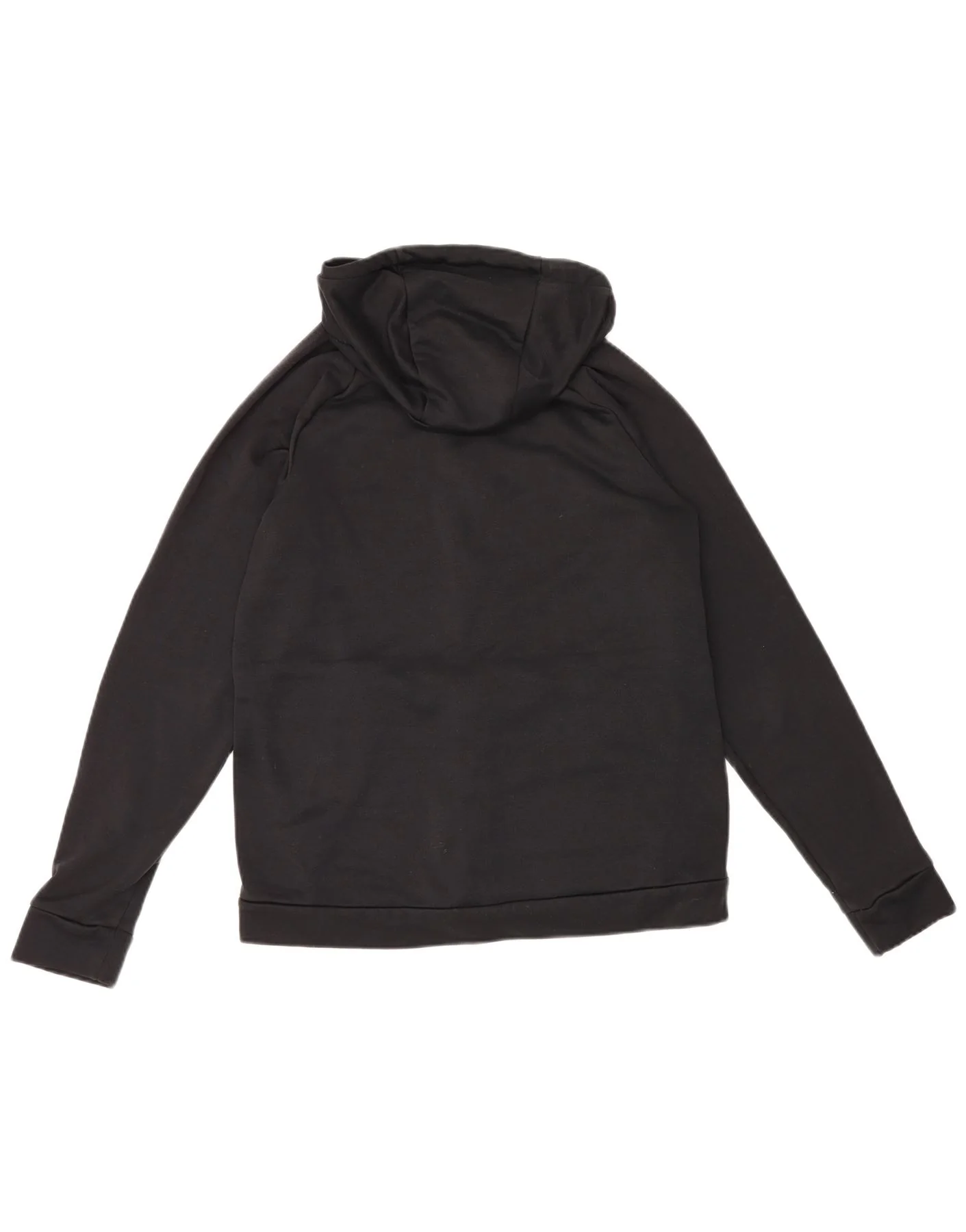 Nike Mens Dri Fit Zip Hoodie Sweater Medium Black Polyester - Image 2