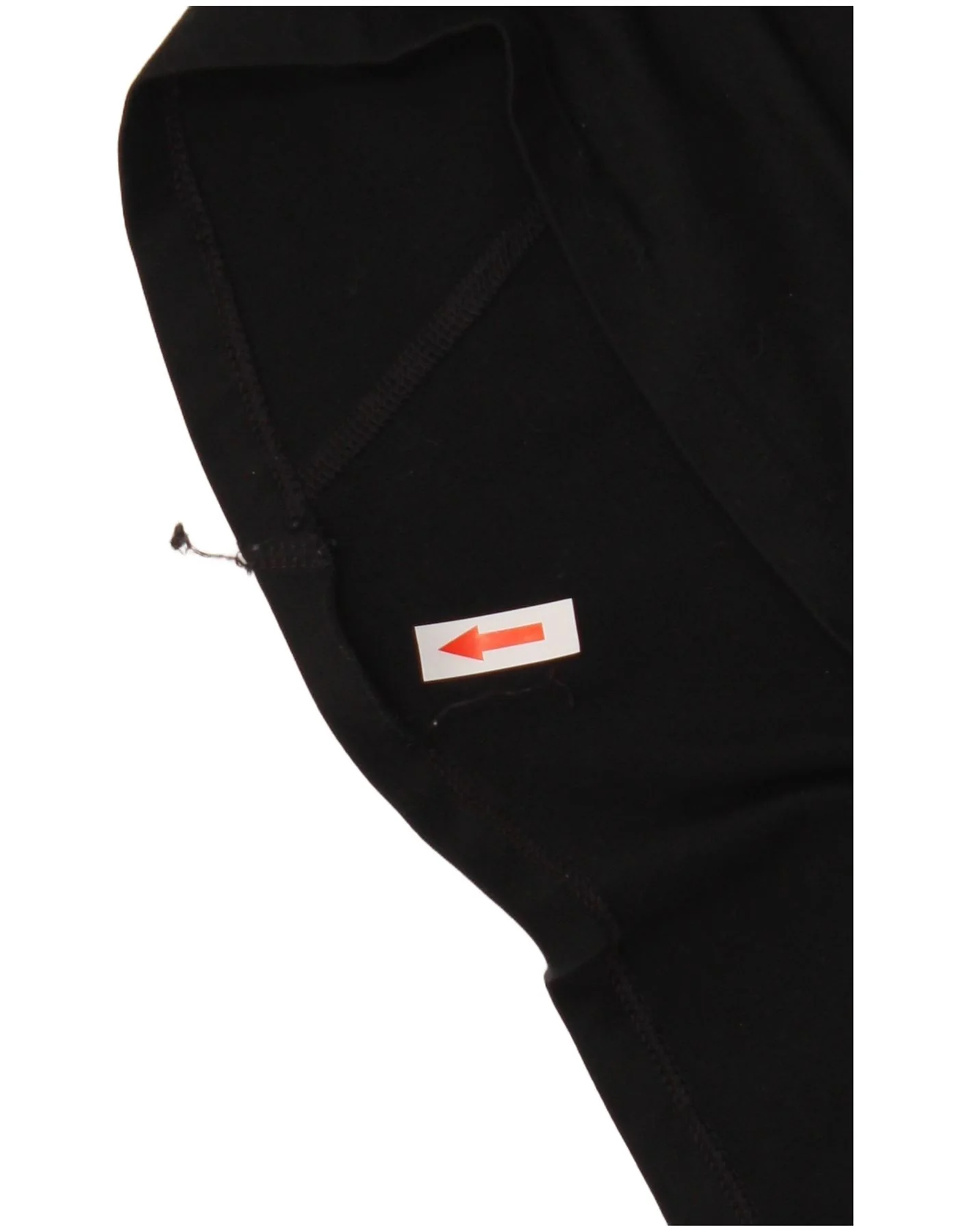 Nike Mens Dri Fit Zip Neck Pullover Tracksuit Top Medium Black Polyester - Image 6