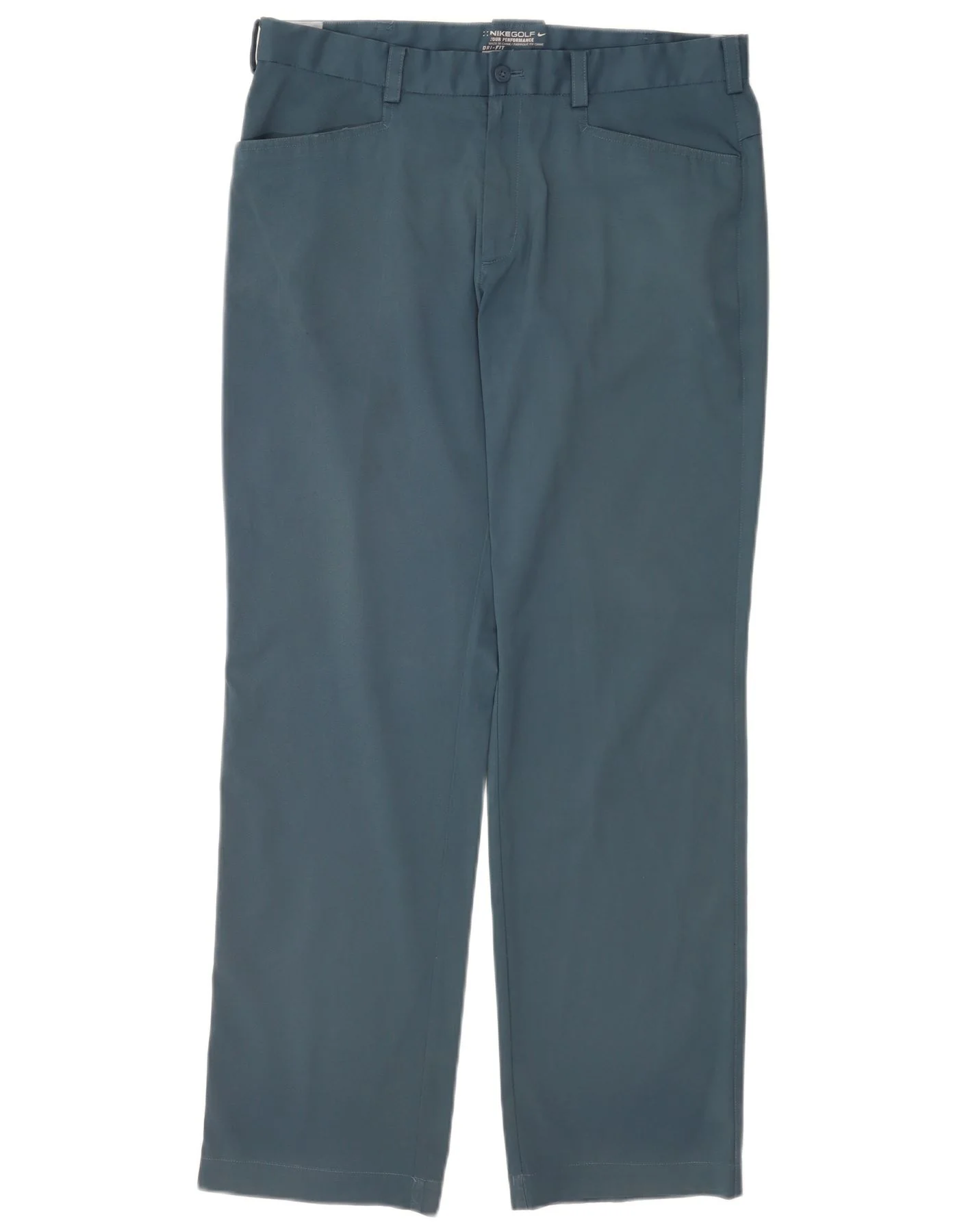 Nike Mens Golf Regular Trousers W34 L32 Blue Polyester