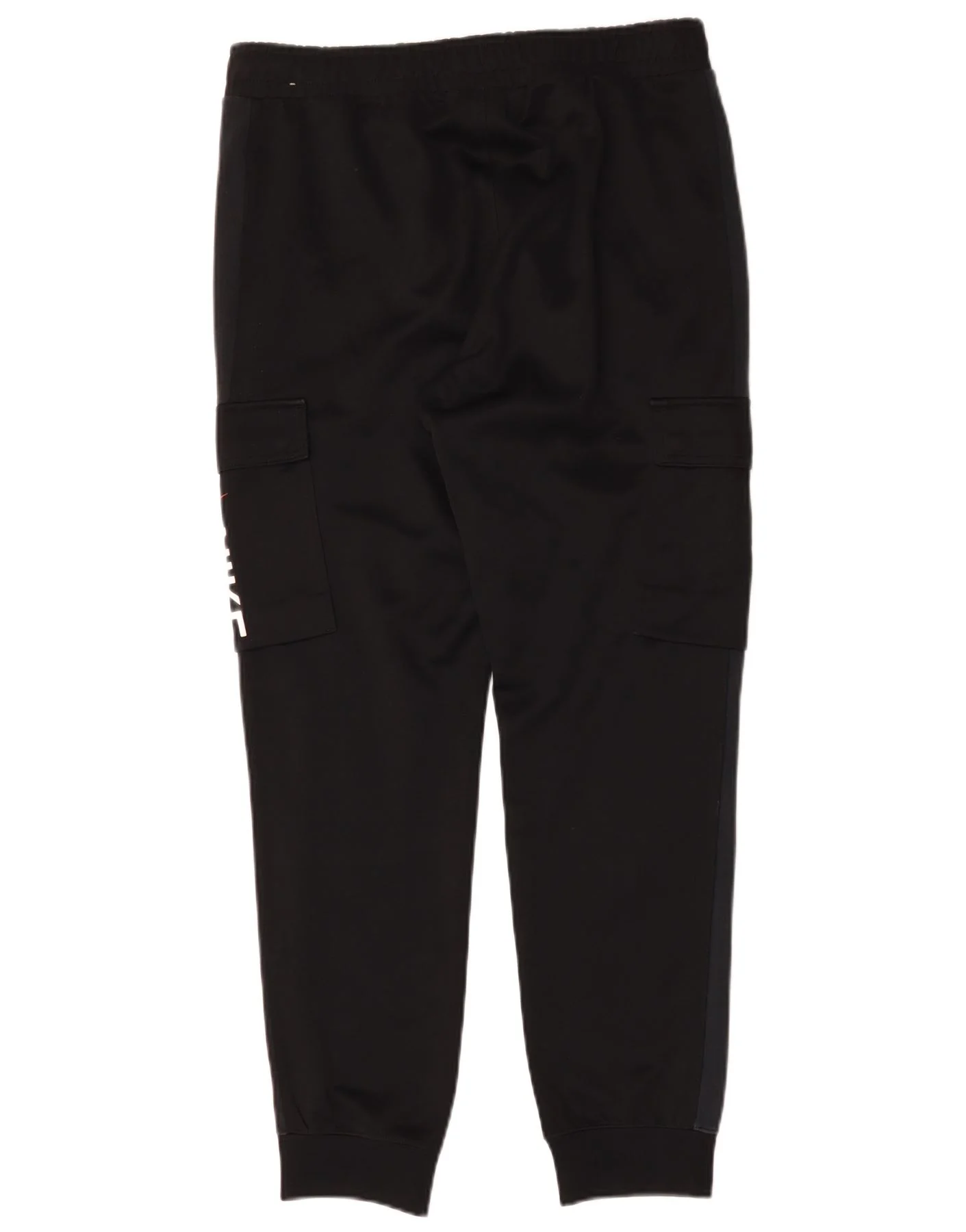 Nike Mens Graphic Cargo Tracksuit Trousers Joggers Medium Black Cotton - Image 2