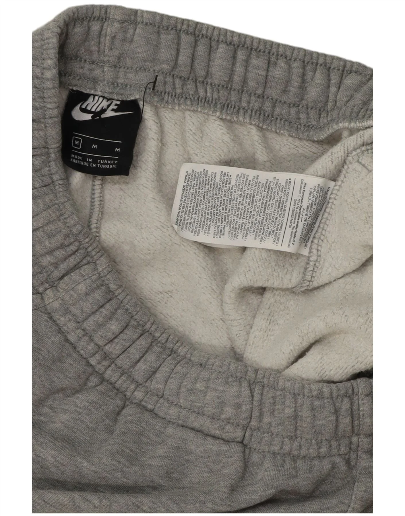 Nike Mens Graphic Cargo Tracksuit Trousers Joggers Medium Grey Flecked - Image 3