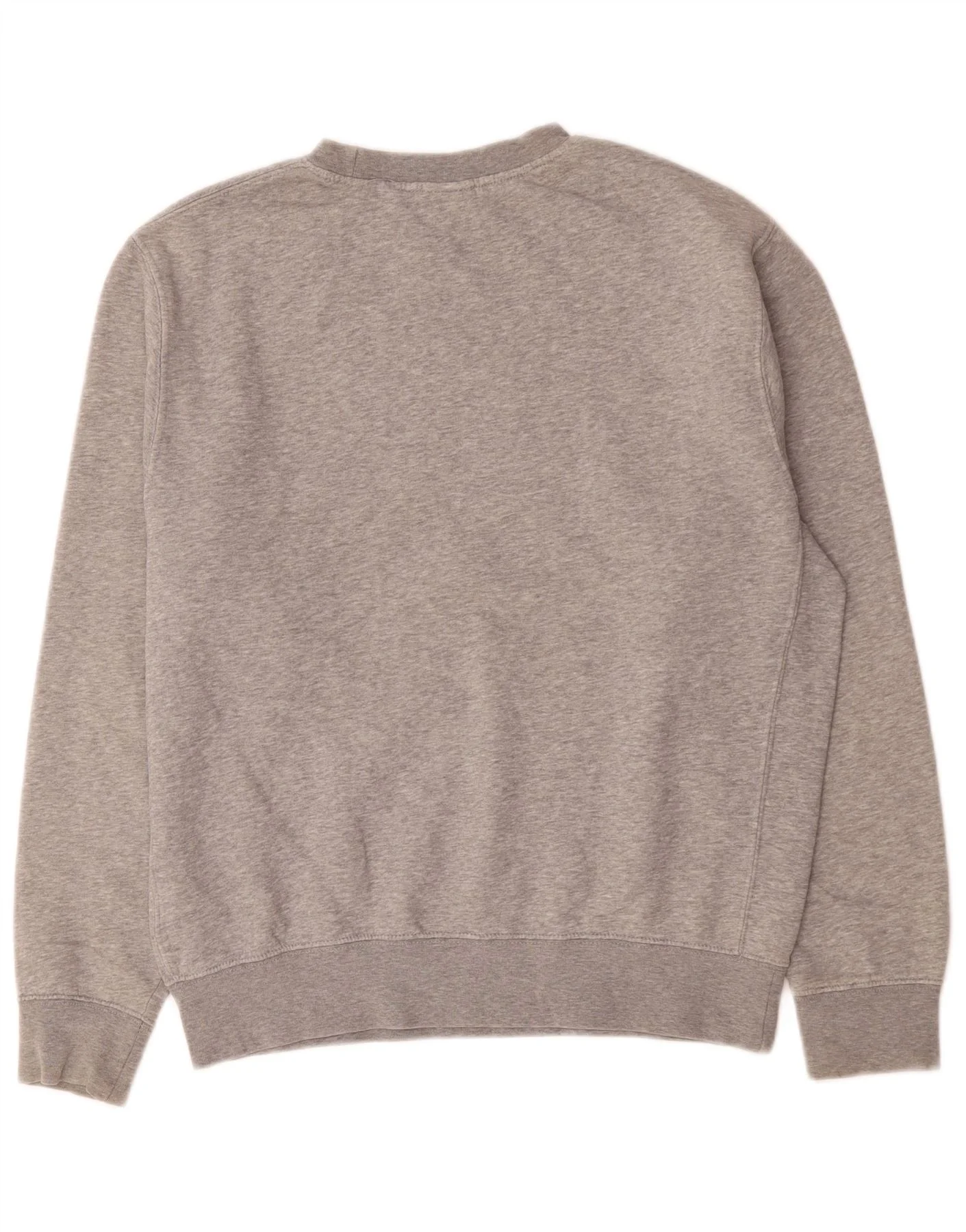 Nike Mens Graphic Loose Fit Sweatshirt Jumper Small Grey Flecked Cotton - Image 2