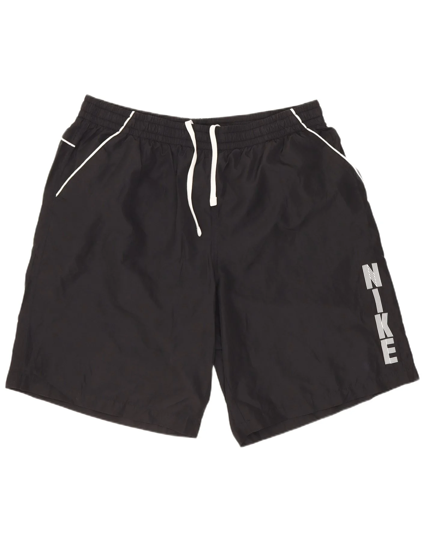 Nike Mens Graphic Sport Shorts 2XL Black Polyester